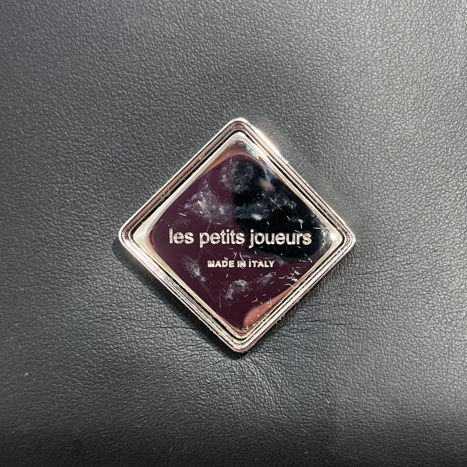 LES PETIT JOUEURS/Hand Bag/Leather/BLK/BEADE-RED BLK WHT view 3