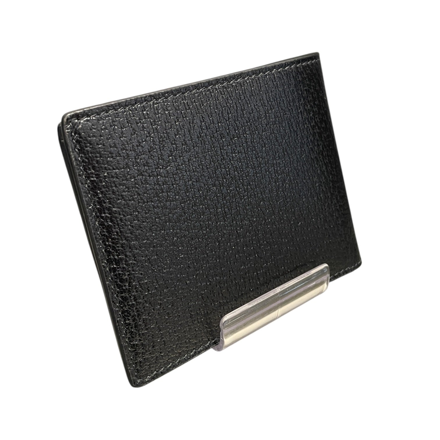 GUCCI/Bifold Wallet/Leather/BLK/M's/Animalier Gold Bee view 2