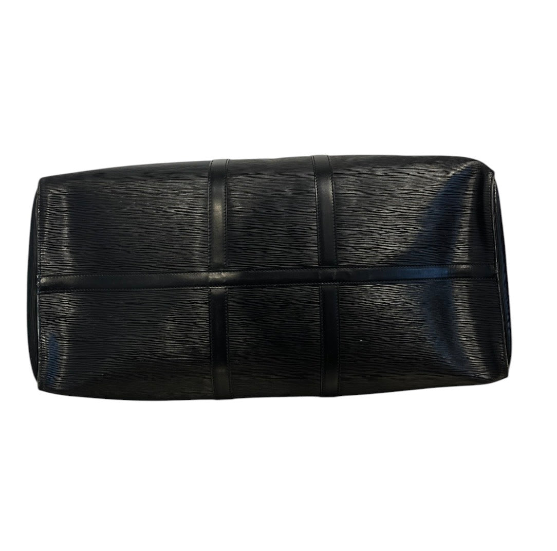 LOUIS VUITTON/Luggage/Leather/BLK/EPI LEATHER KEEPALL view 3