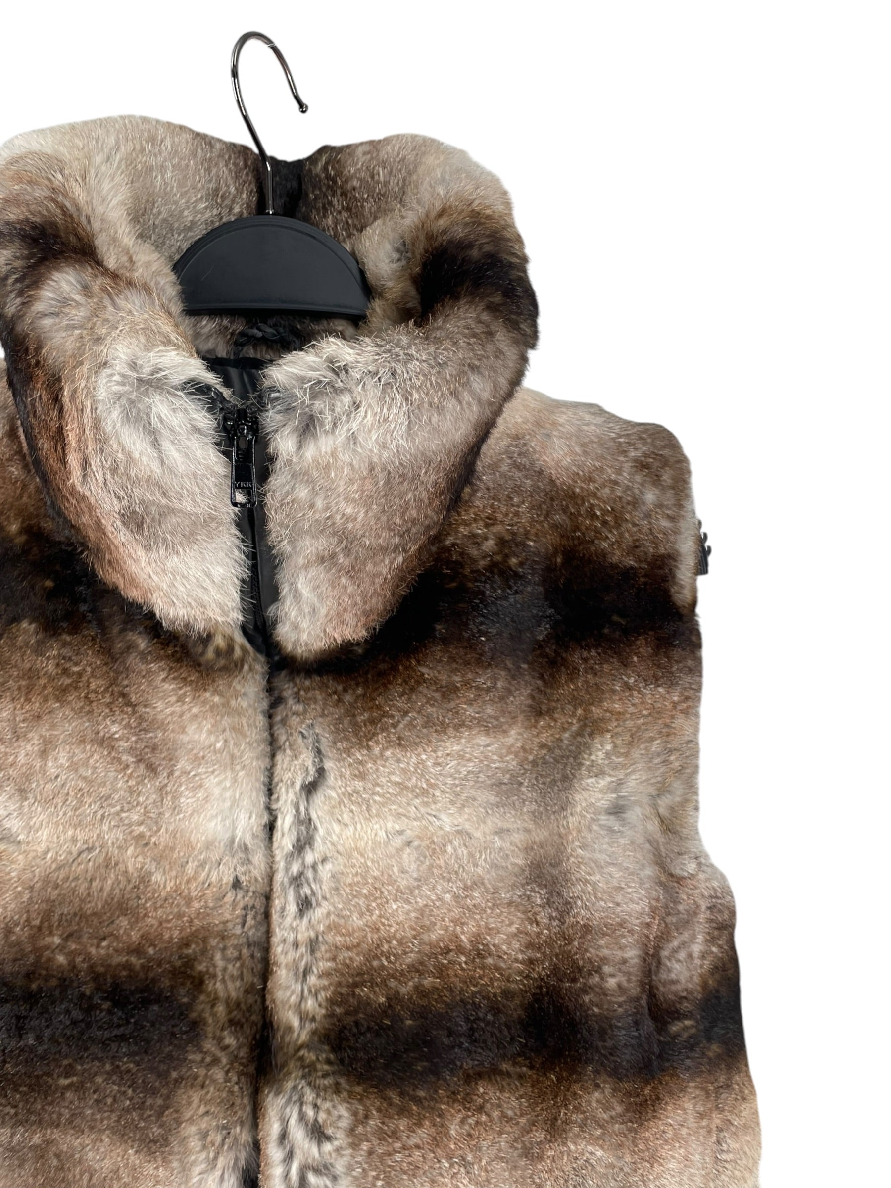 ACTIVE/Vest/10/Fur/MLT/Front Zip/REAL FUR/ARTICLE:VEFE view 3