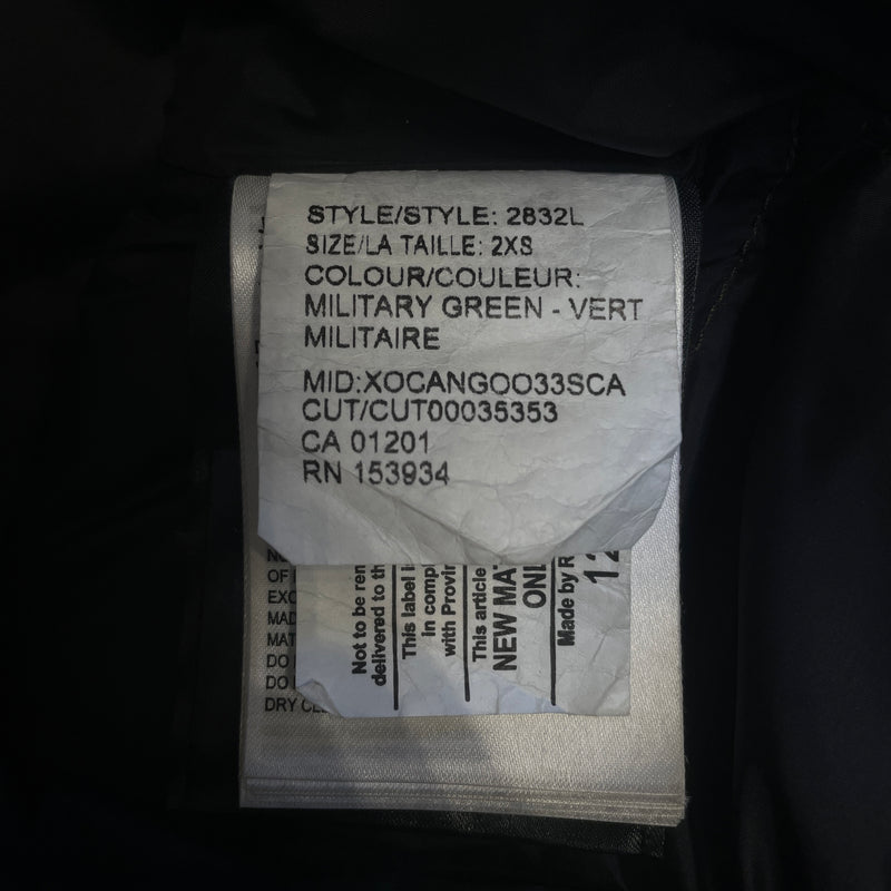 CANADA GOOSE/Puffer Vest/XXS/Polyester/GRN/