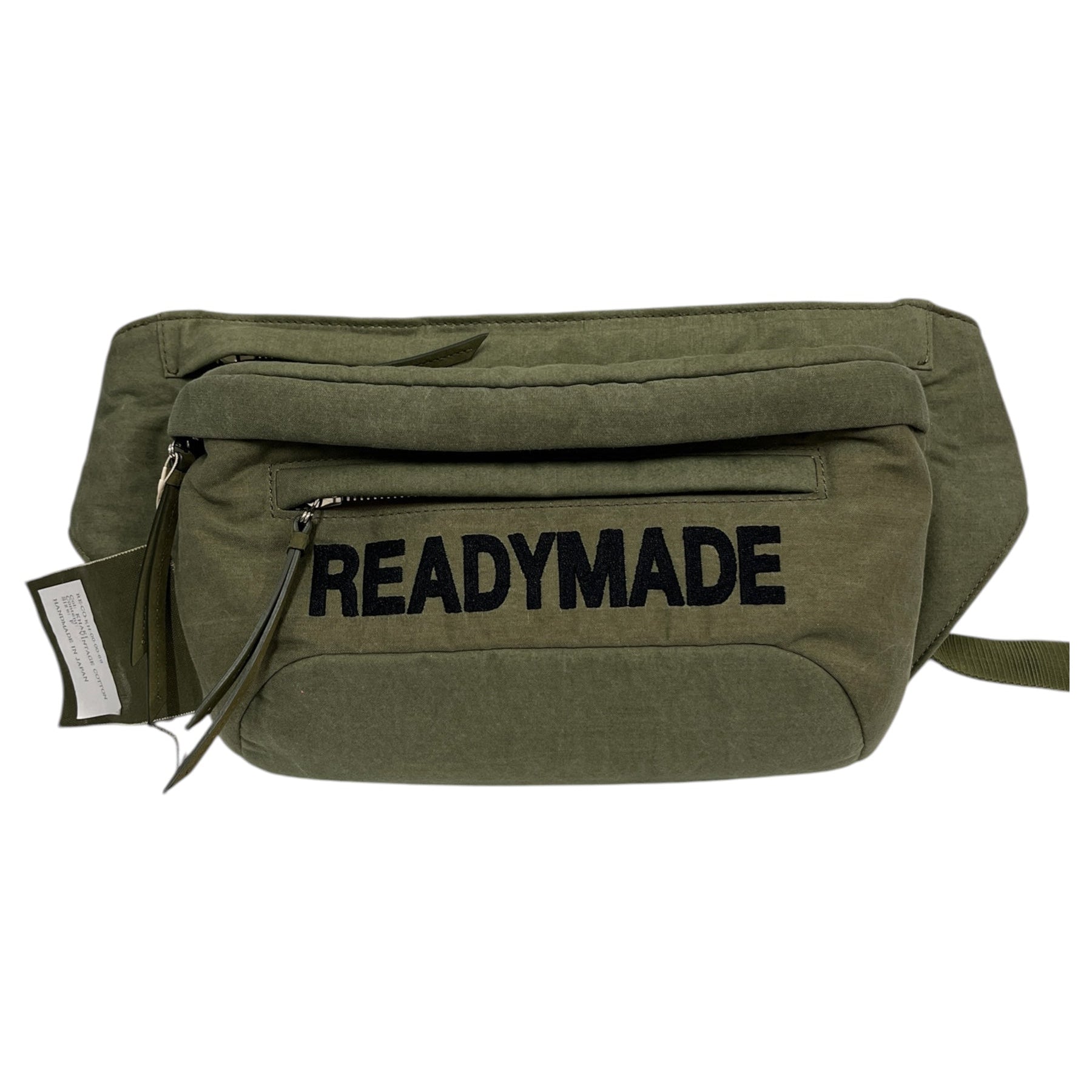 READYMADE/Fanny Pack/Cotton/KHK/Olive Logo Belt Bag view 1