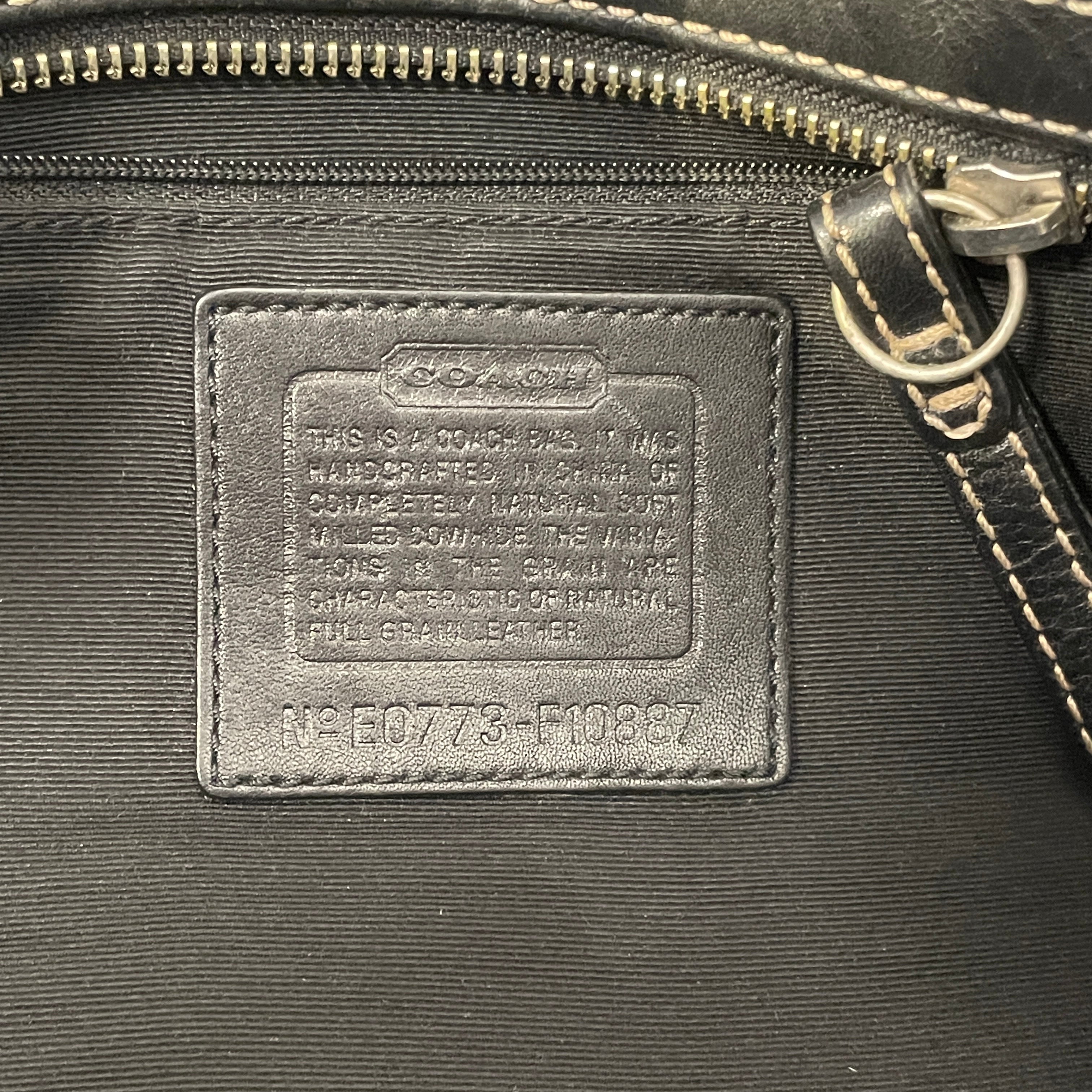 COACH/Bag/Leather/BLK/Chelsea Pebbled Handbag view 3