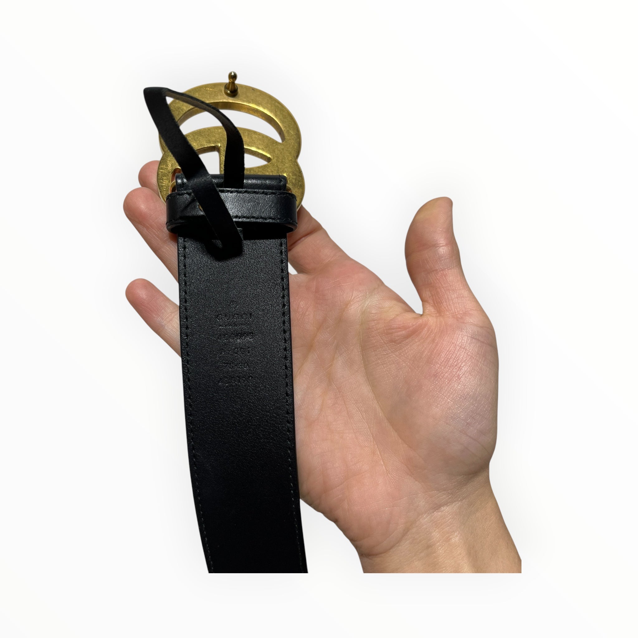 GUCCI/Belt/Leather/BLK/L's/75 - 30 view 1