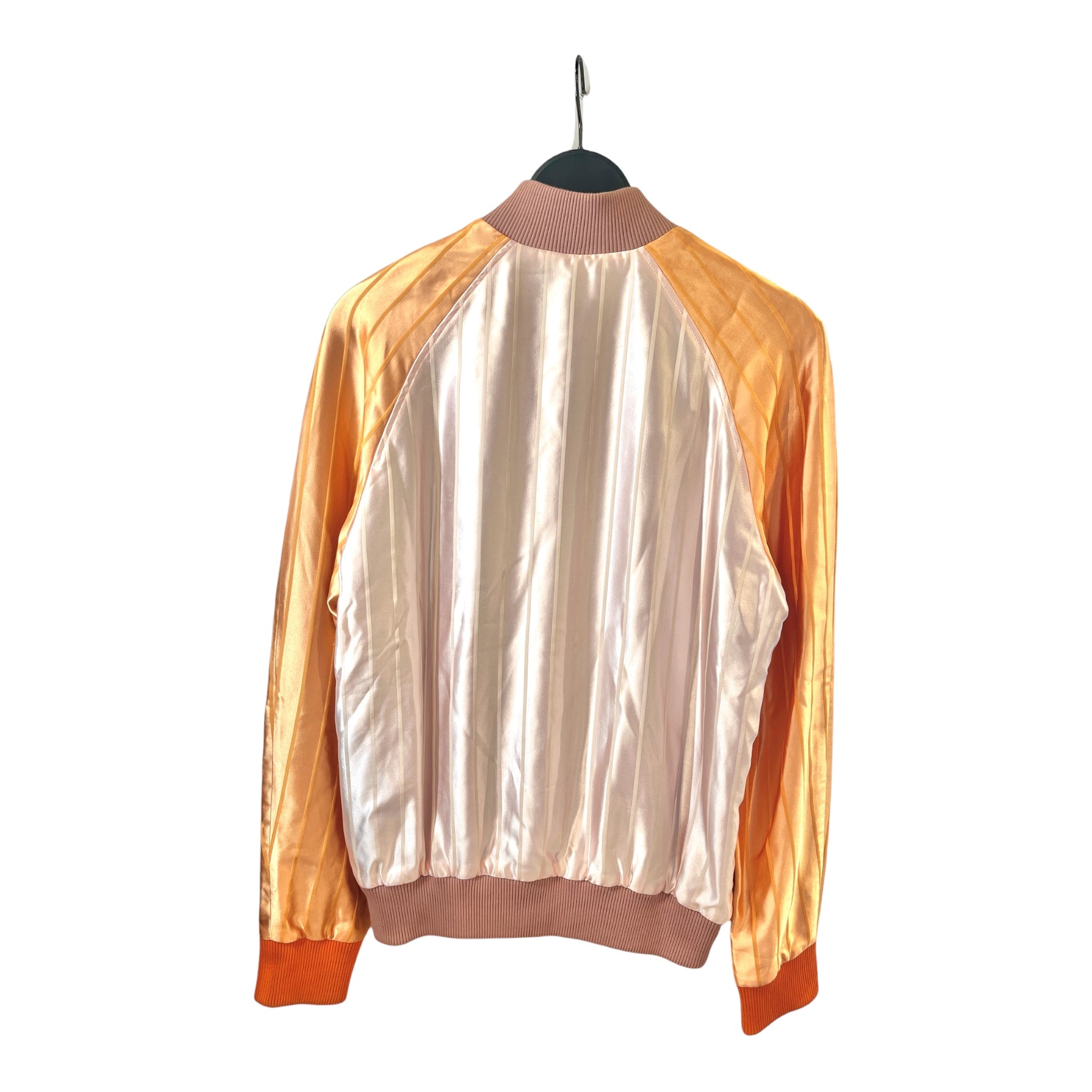 WINNIE NY/Jacket/S/Silk/PNK/Stripe/STRIPED BOMBER view 2