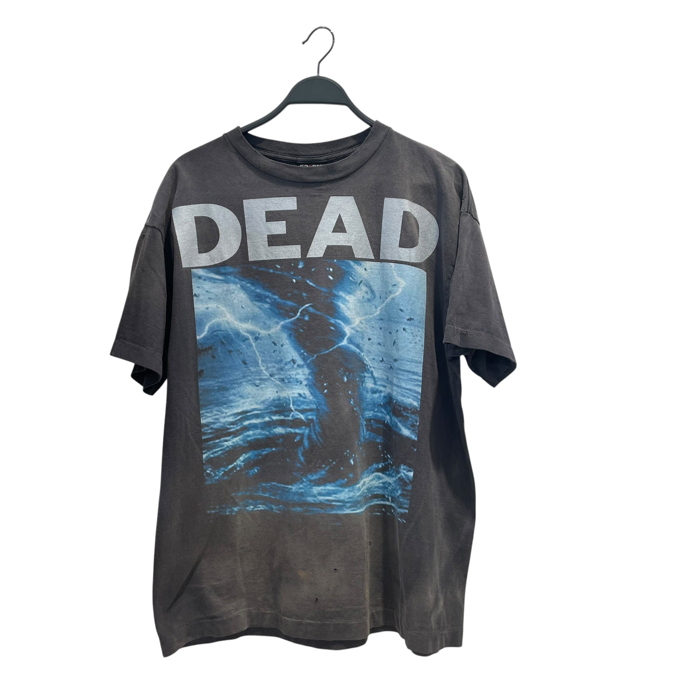 SAINT MICHAEL/T-Shirt/XL/Cotton/GRY/All Over Print/DEAD HEATHENS PRINT view 1