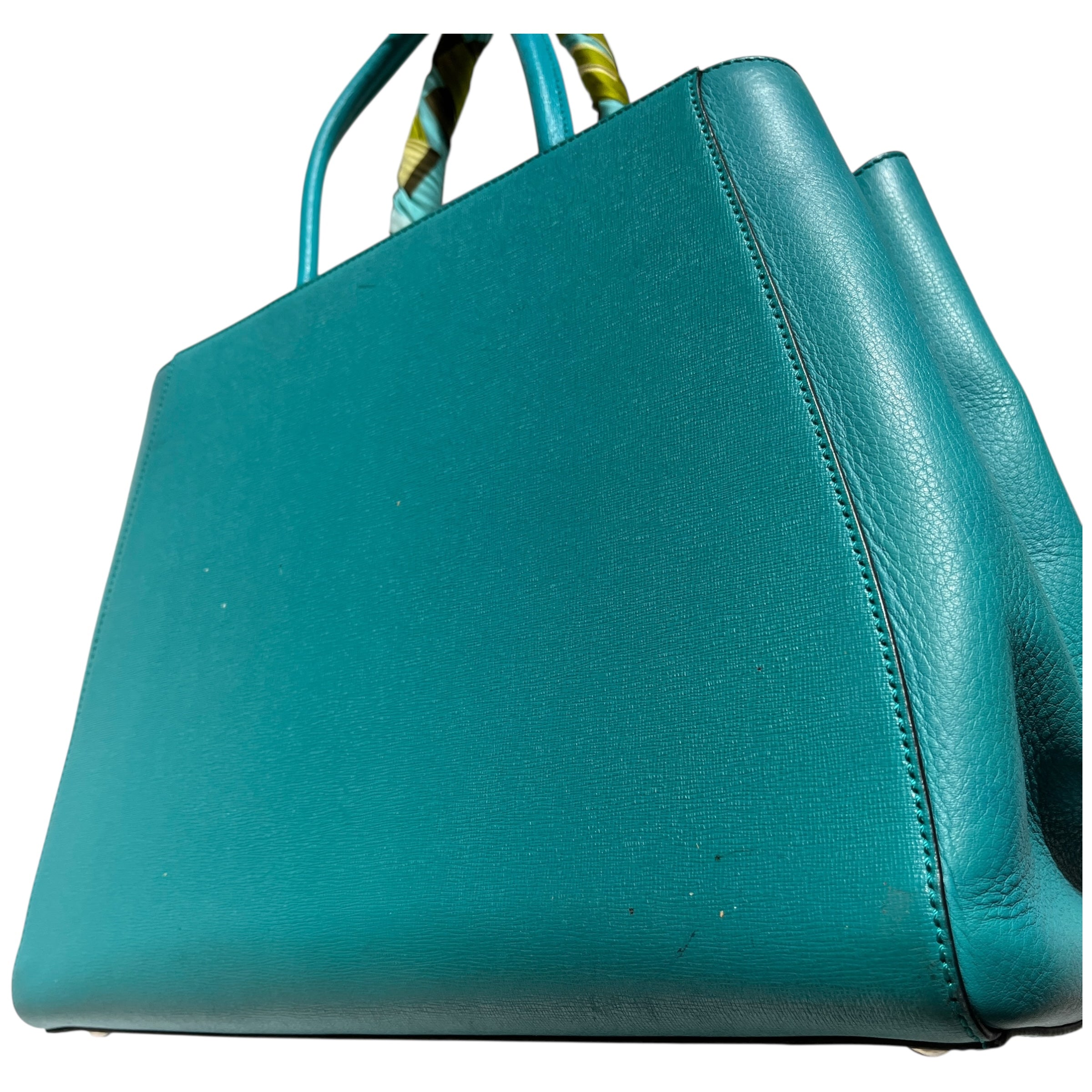 FENDI/Tote Bag/Leather/BLU/TURQUOISE TOUJOURS view 4