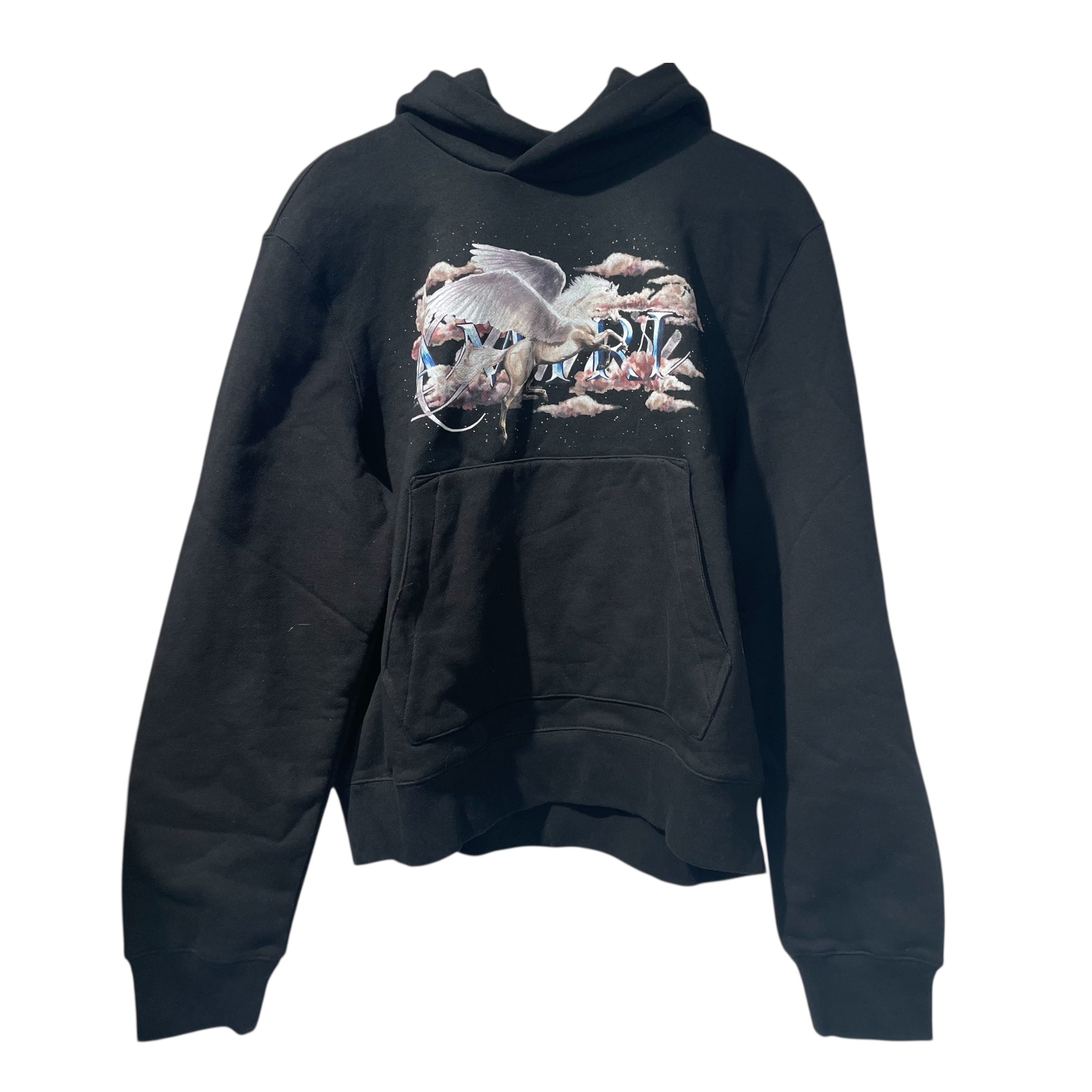 AMIRI/Hoodie/L/Graphic/Cotton/BLK/AMIRI PEGASUS HOODIE view 1