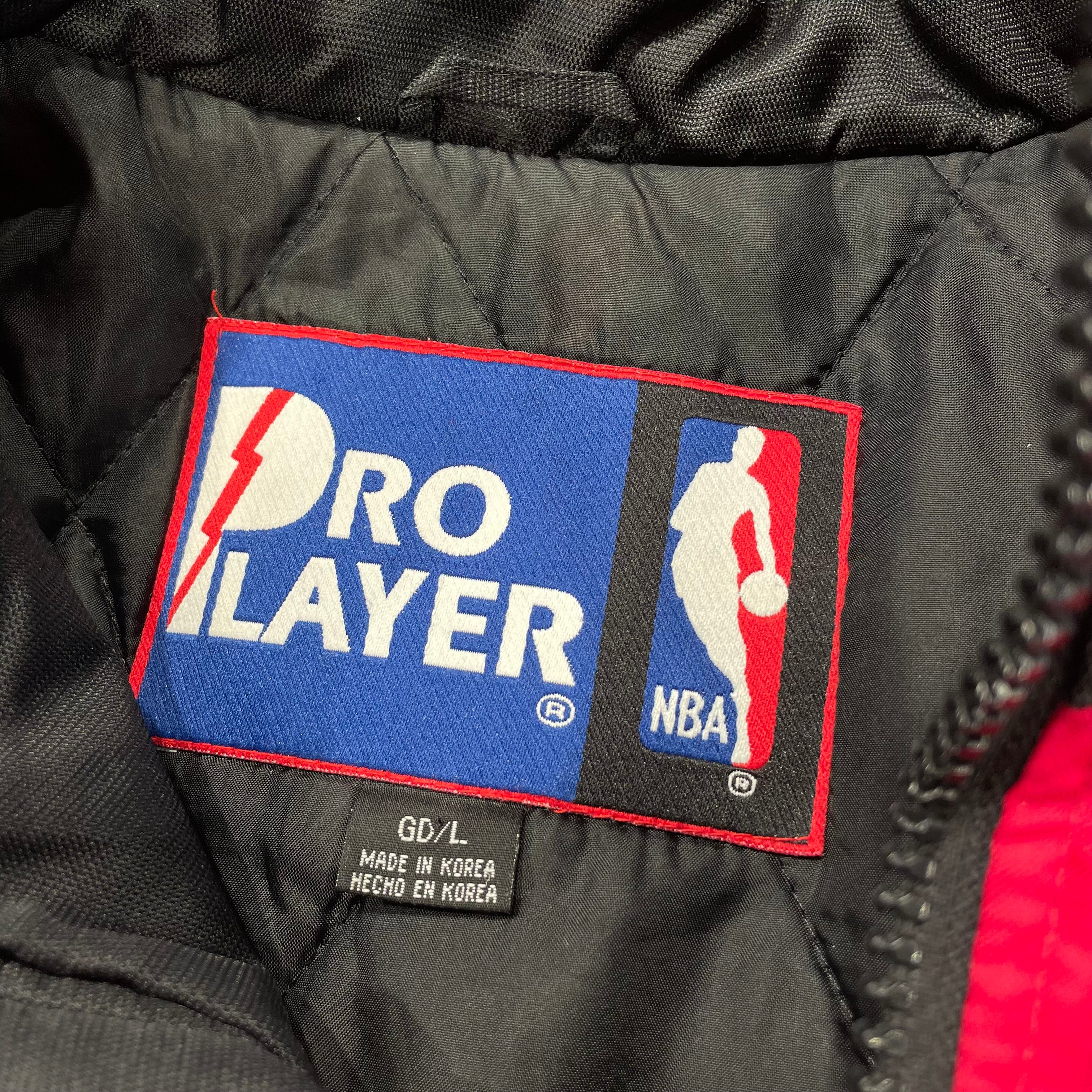 Vintage/Puffer Jkt/L/Nylon/RED/chicago bulls view 3