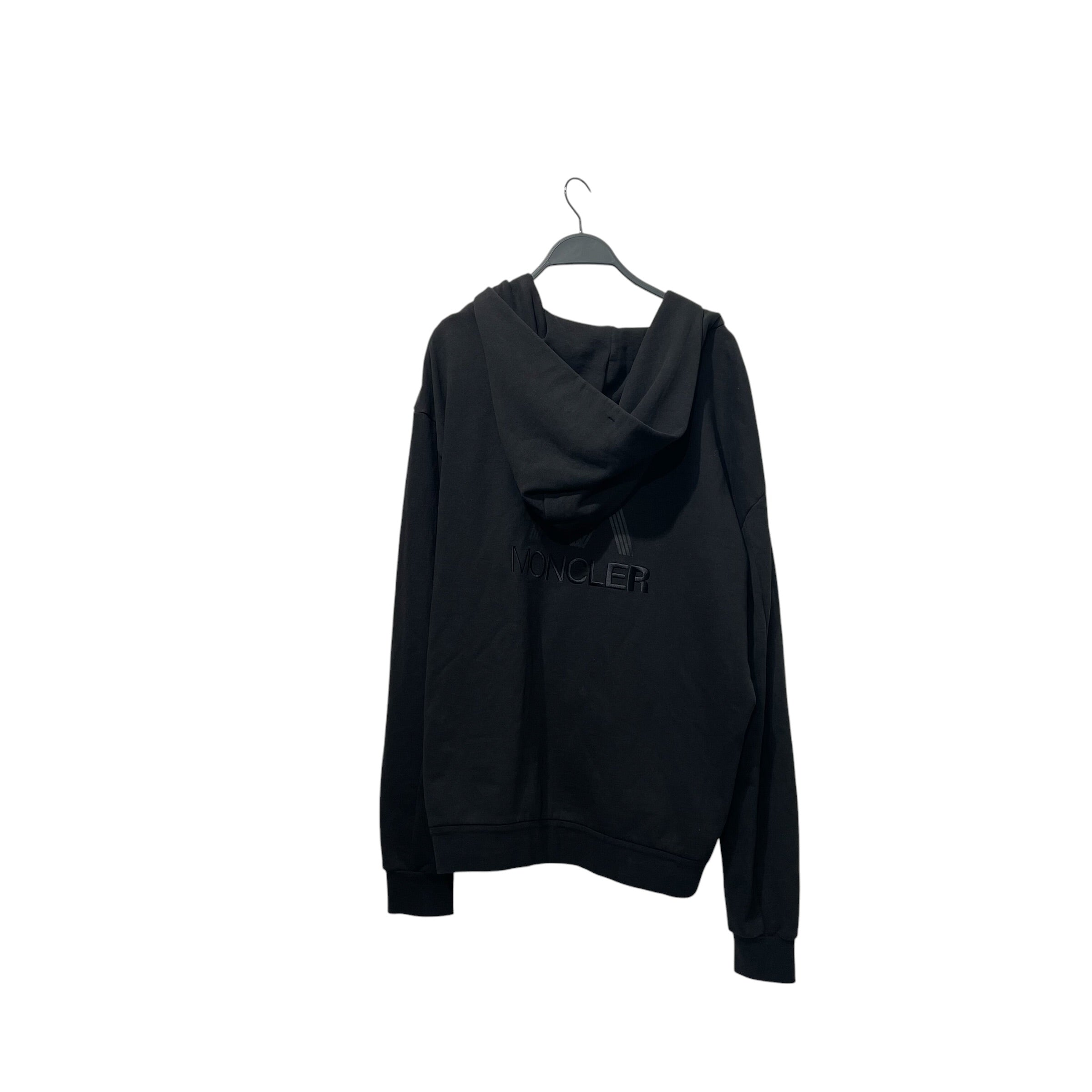 MONCLER/Zip Up Hoodie/XL/Cotton/BLK/ view 2