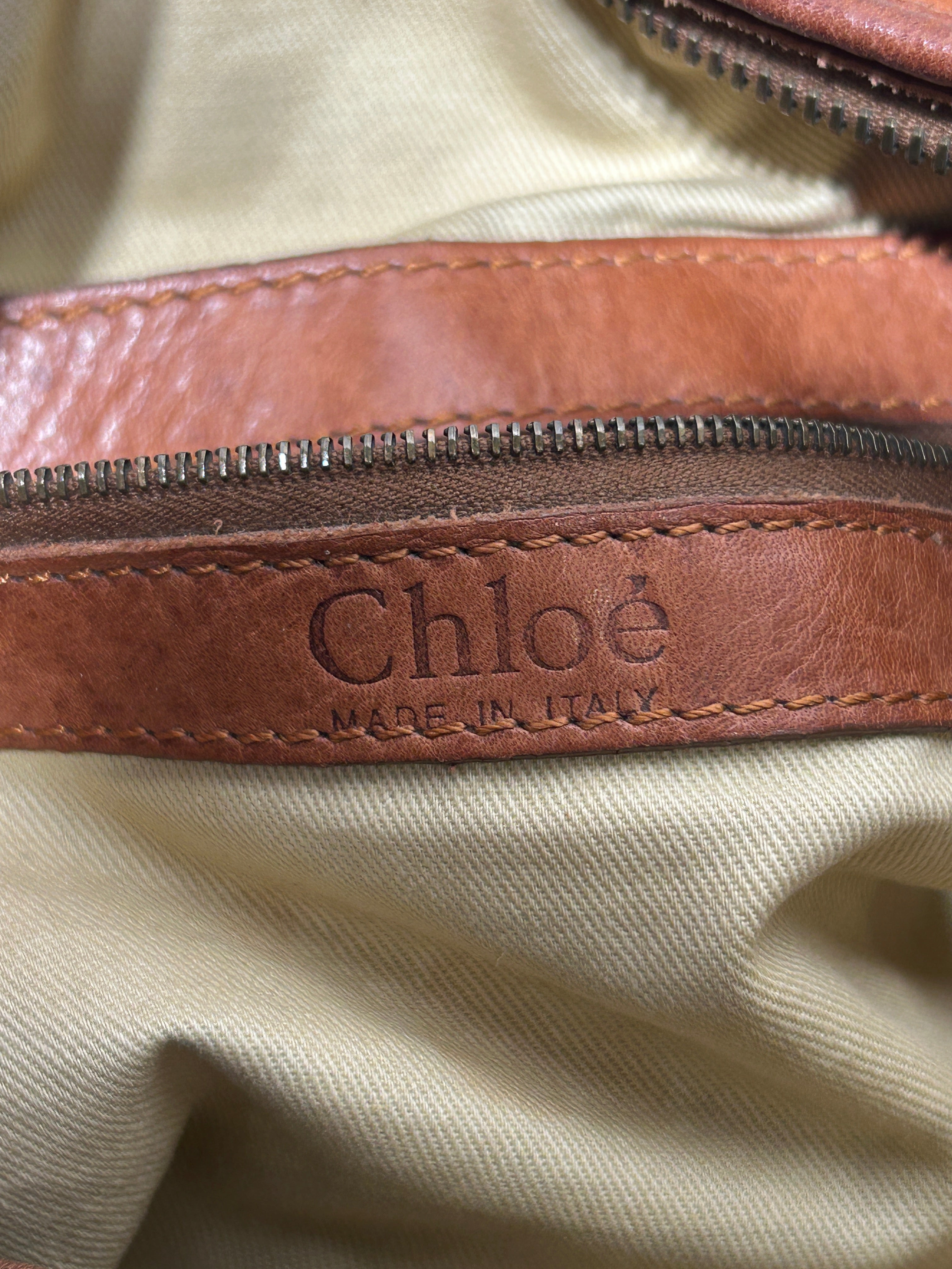 Chloe/Bag/Leather/BRW/SILVERADO view 5