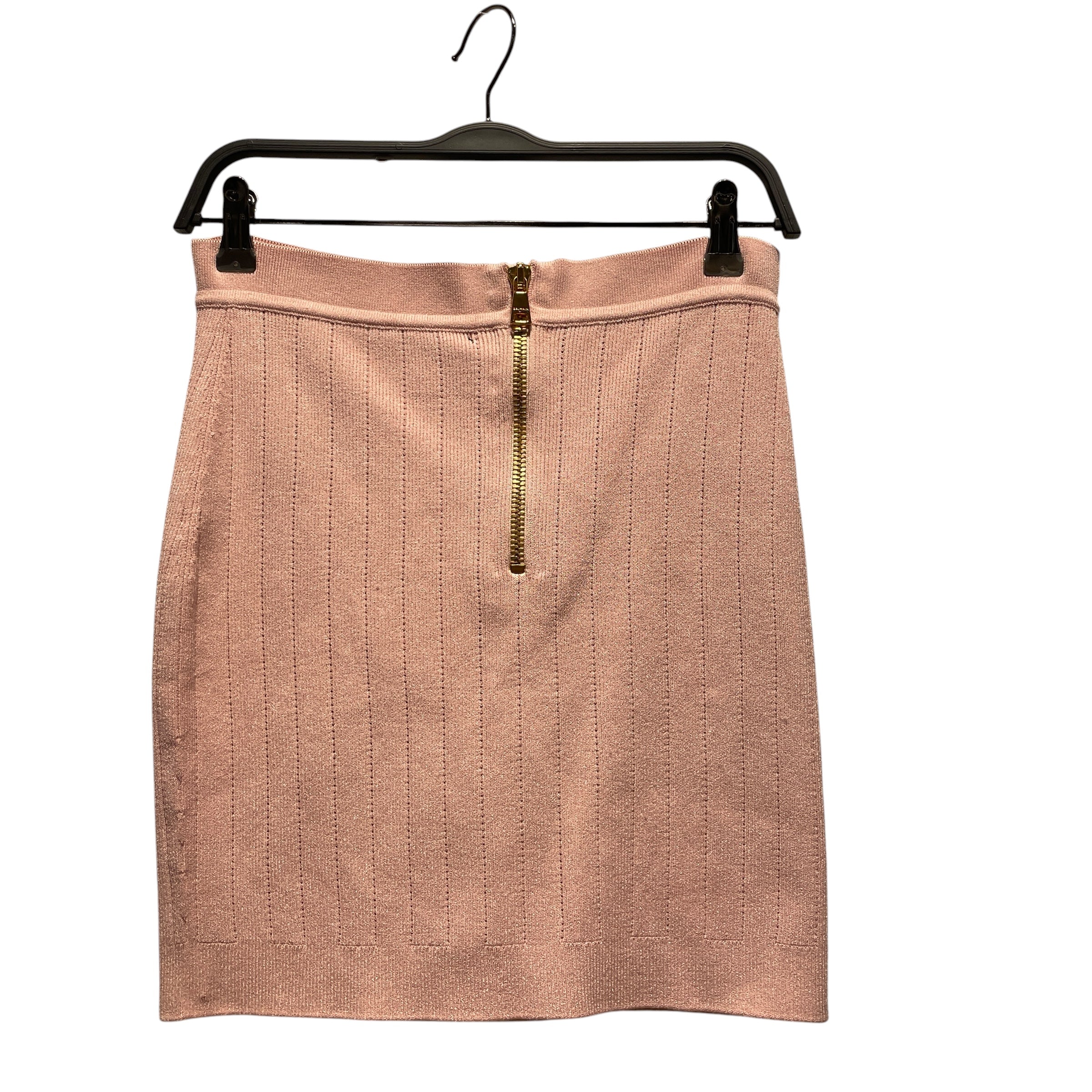 BALMAIN/Skirt/40/Cotton/PNK/BUTTON KNIT view 2