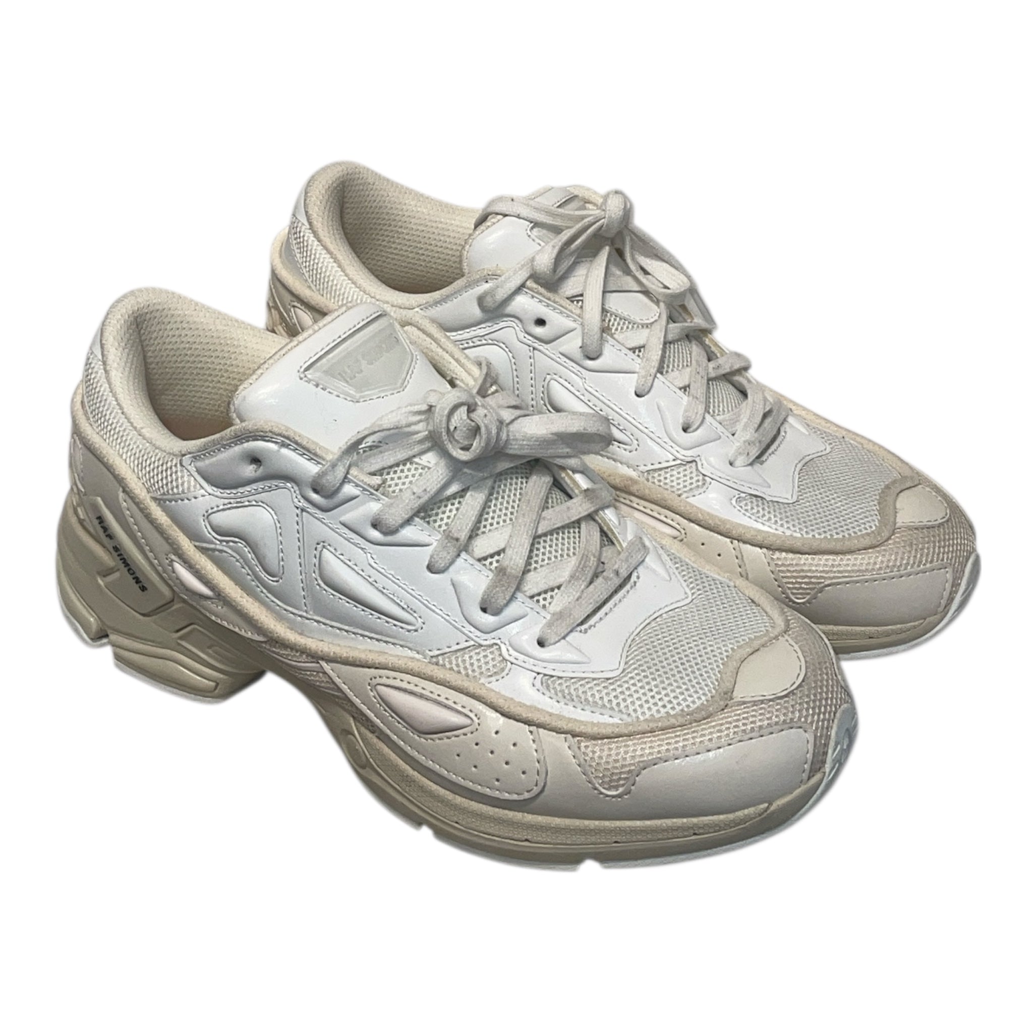 RAF SIMONS/Low-Sneakers/EU 44/Cotton/WHT/Pharaxus Off-white/Cream view 1