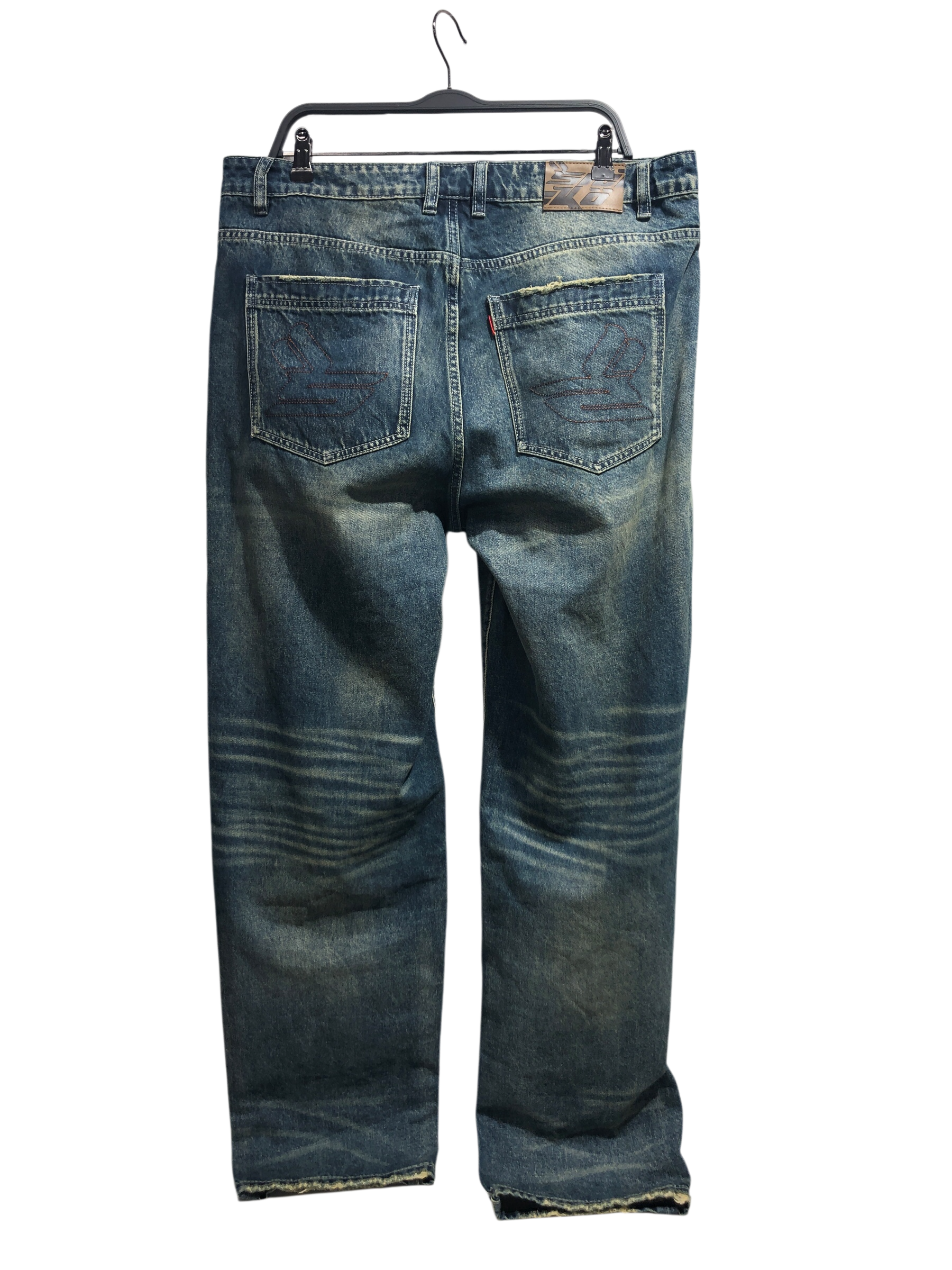 sicko/Straight Pants/36/Cotton/IDG/Graphic/ view 2