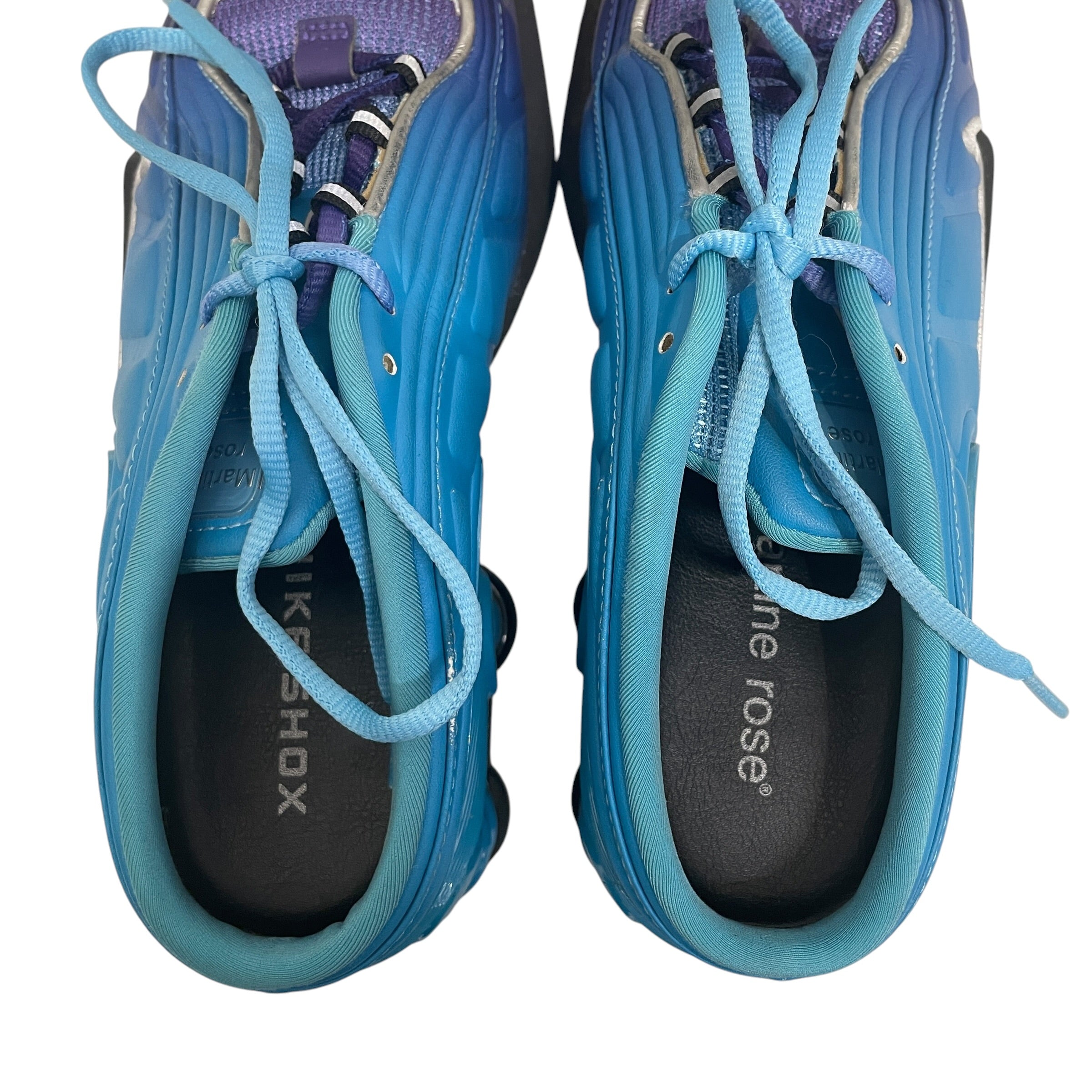 MARTINE ROSE/NIKE/Low-Sneakers/US 7/Cotton/BLU/PURPLE BLU GRADIENT view 3
