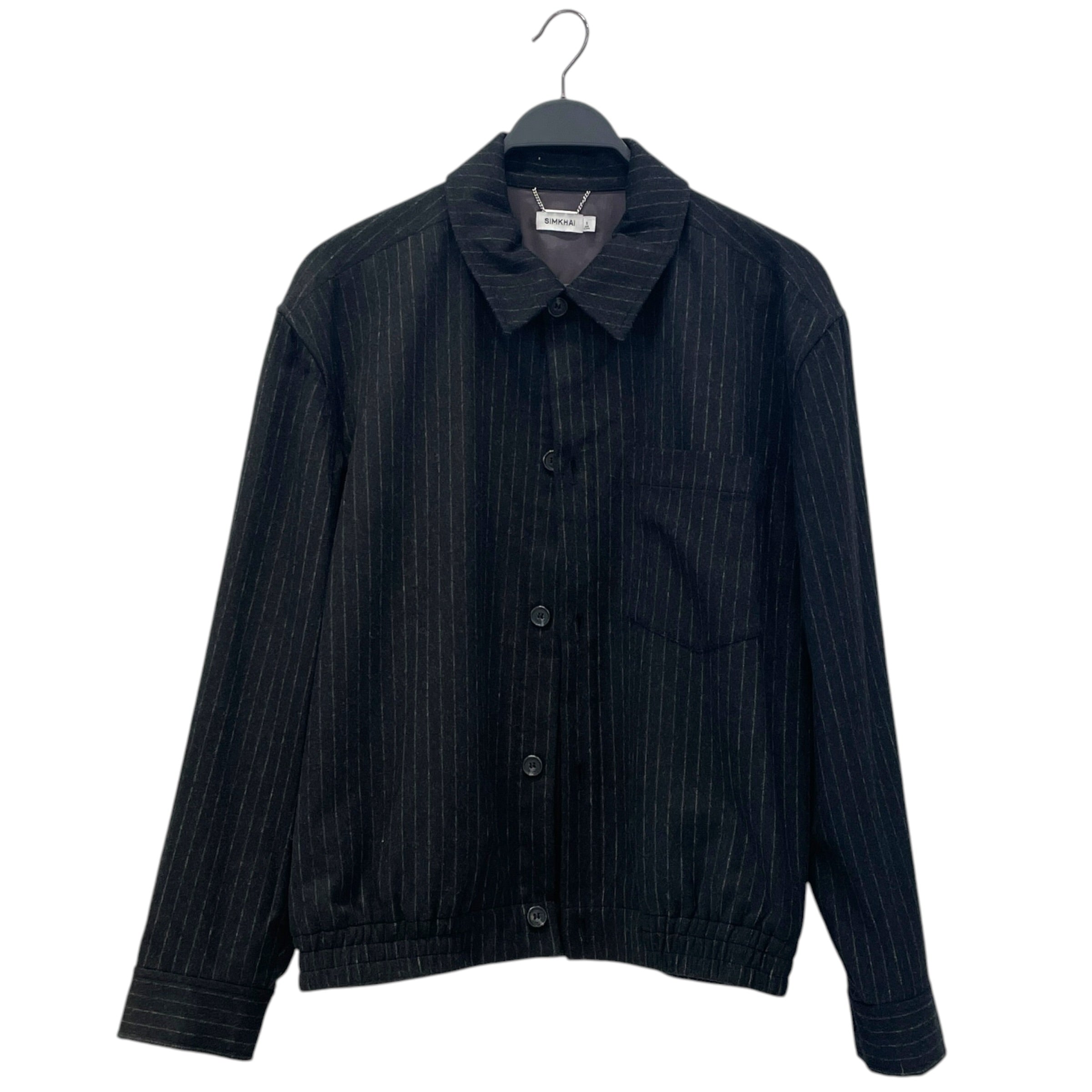 SIMKHAI/Blouson/S/Cashmere/BLK/Stripe/ view 1