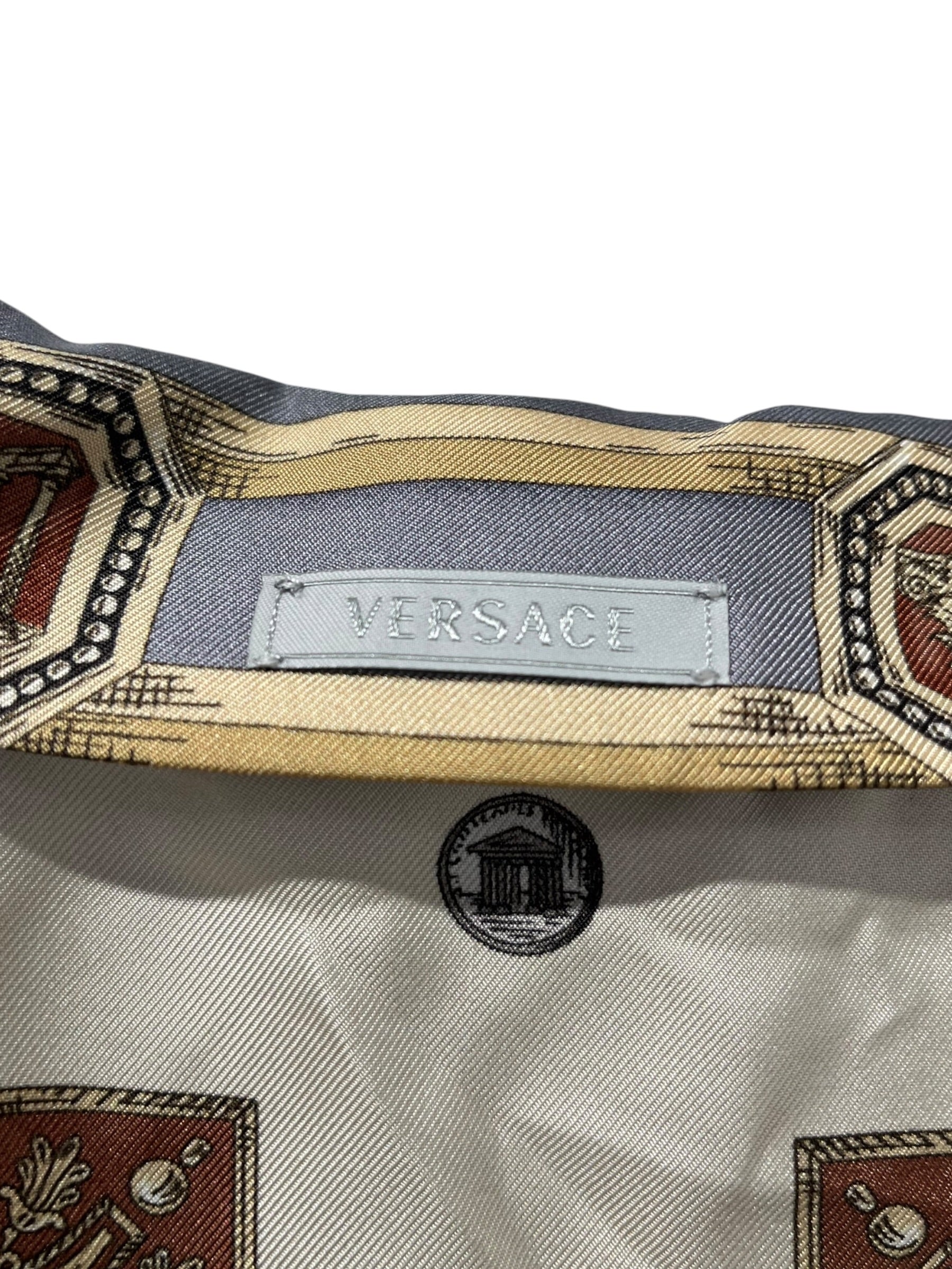 VERSACE/SS Shirt/48/Silk/CRM/All Over Print/"THE RINGMASTER" view 3