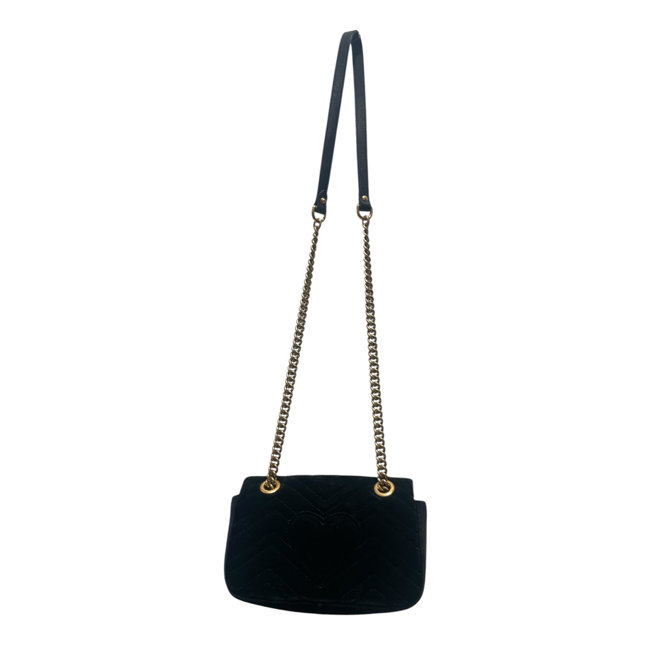 GUCCI/Cross Body Bag/Suede/BLK/GG MARONT/BLK SUEDE view 2