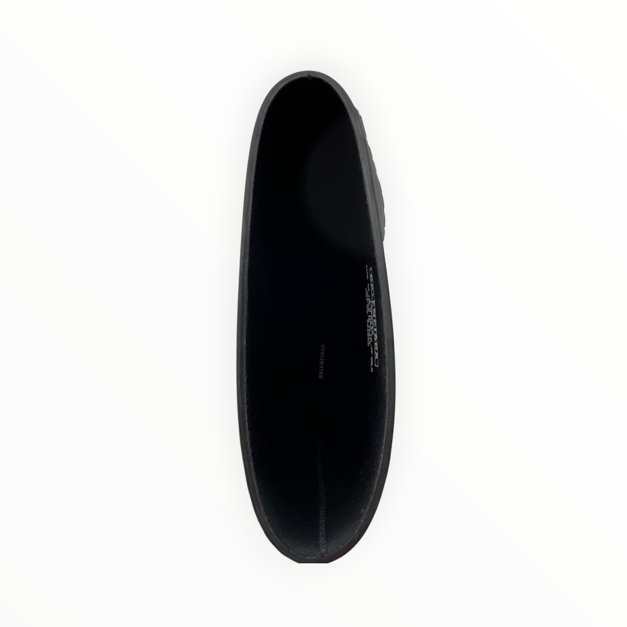 BALENCIAGA/Pull-On Boots/US 10/BLK/Rubber Trooper Boots view 4