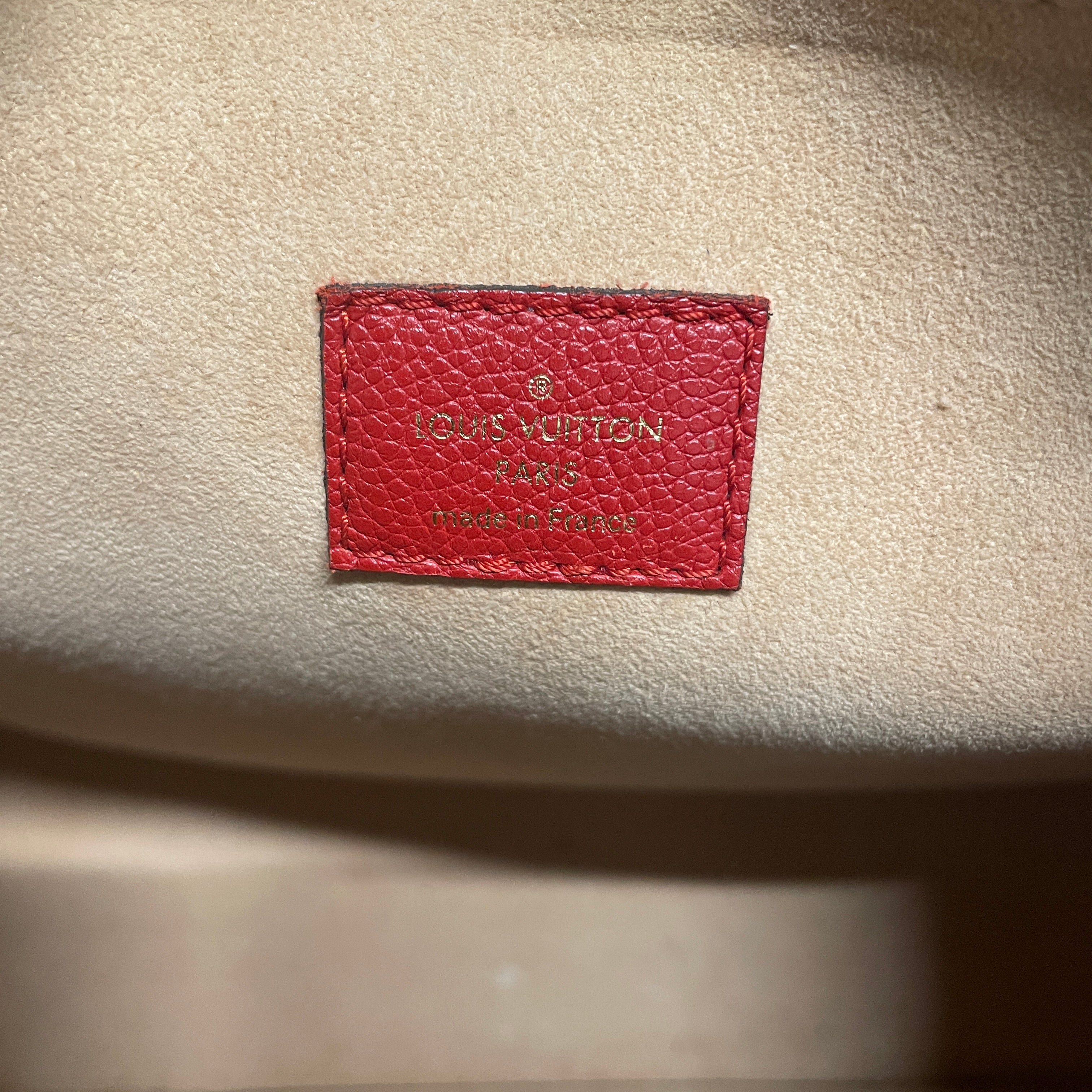 LOUIS VUITTON/Hand Bag/Monogram/Leather/BRW/Q3CGQ8R/RED TRIM/FLANDRIN view 4