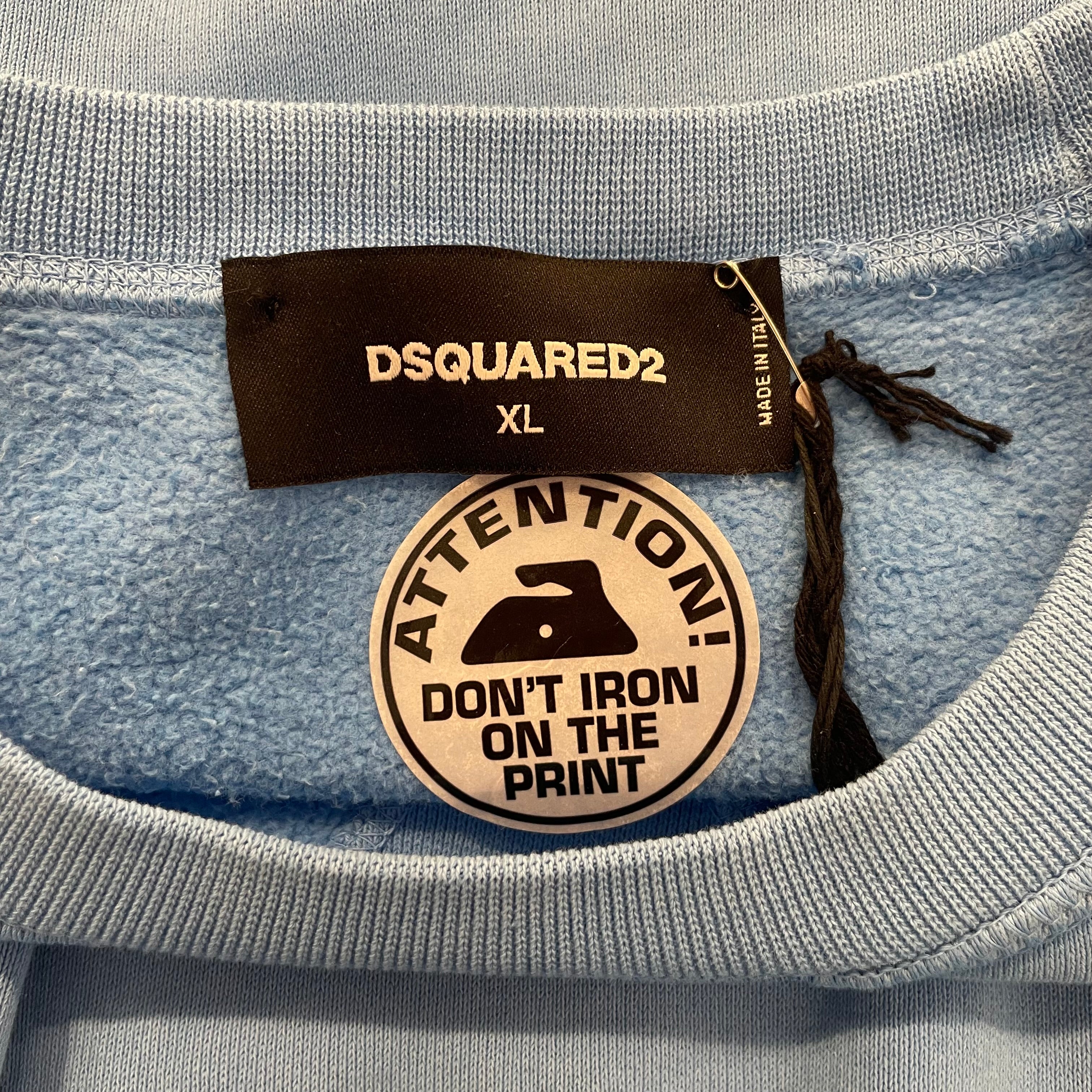 DSQUARED2/Sweatshirt/XL/Cotton/BLU/Cowboy view 3