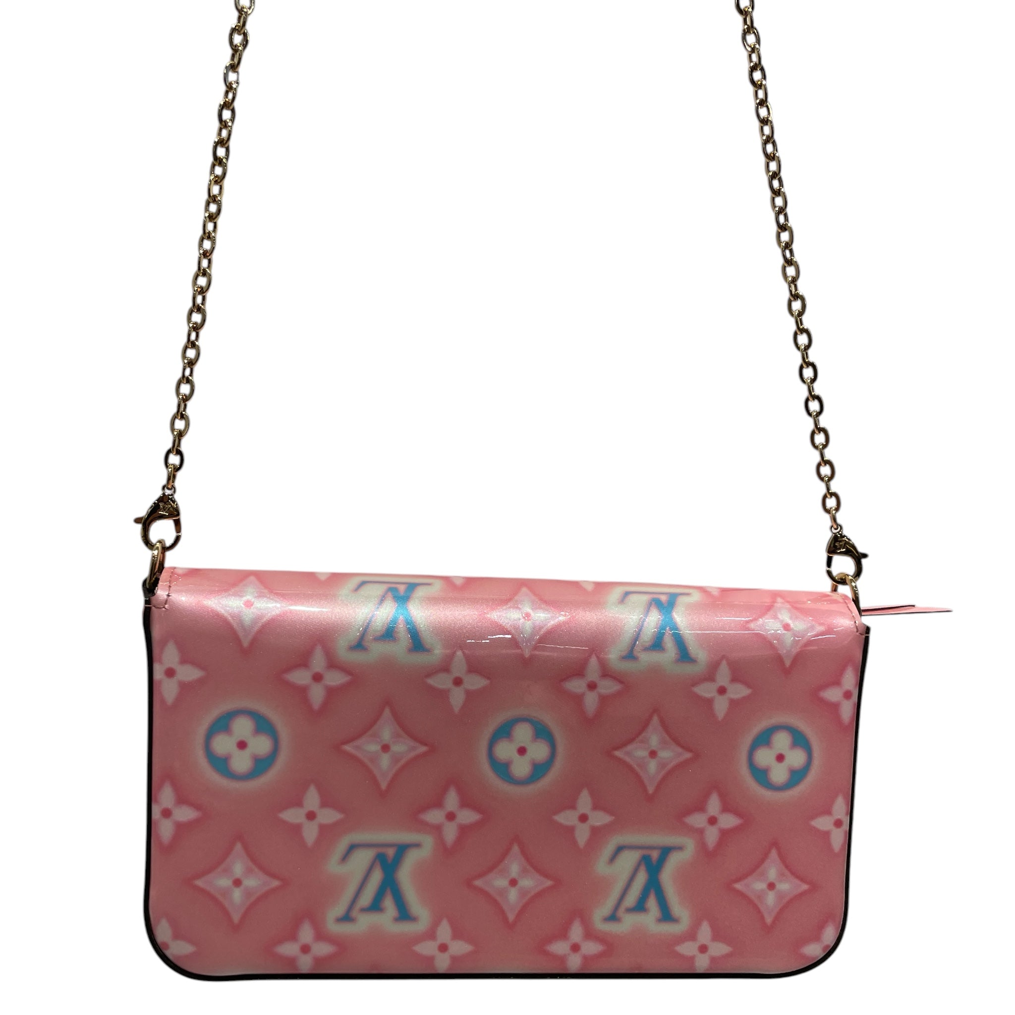 LOUIS VUITTON/Hand Bag/Monogram/Leather/PNK/pochette felicie view 4