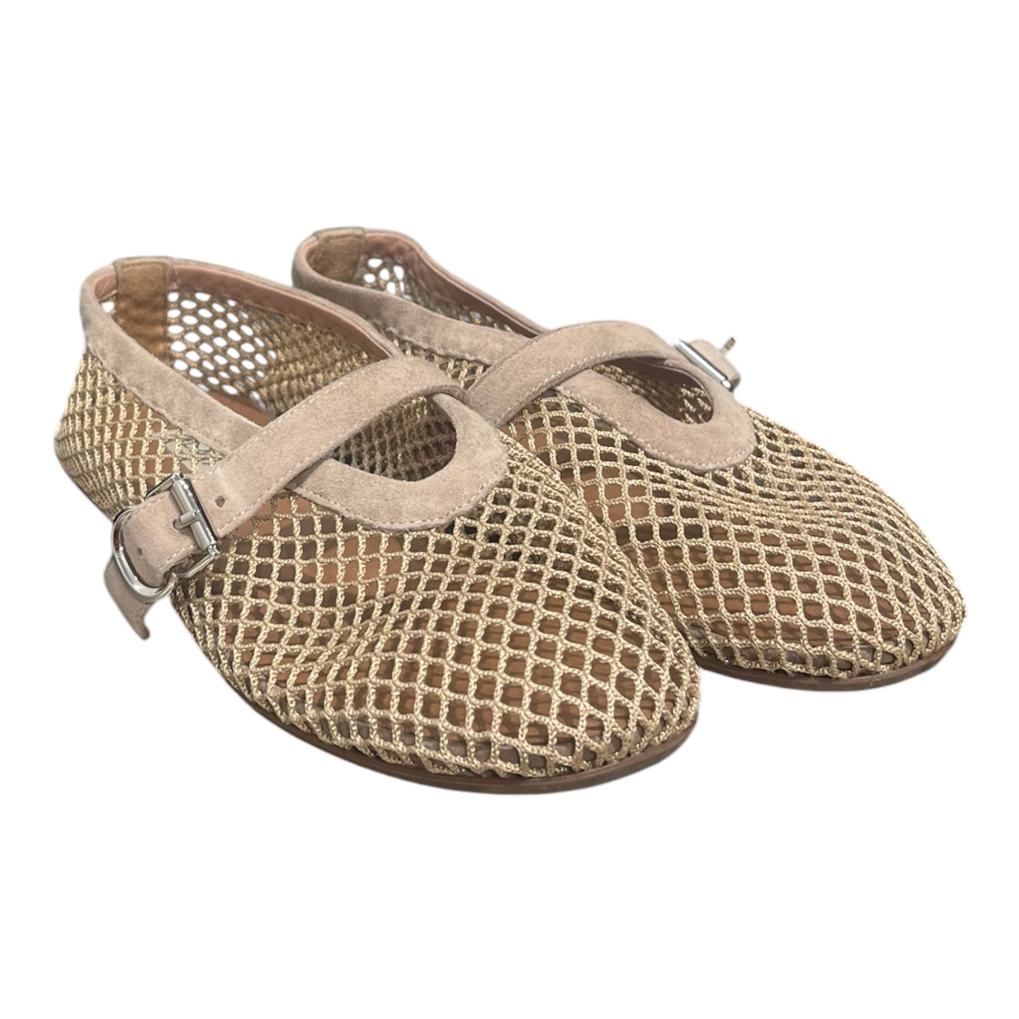 ALAIA/Flat Shoes/EU 37/Cotton/BEG/FISH NETS view 1