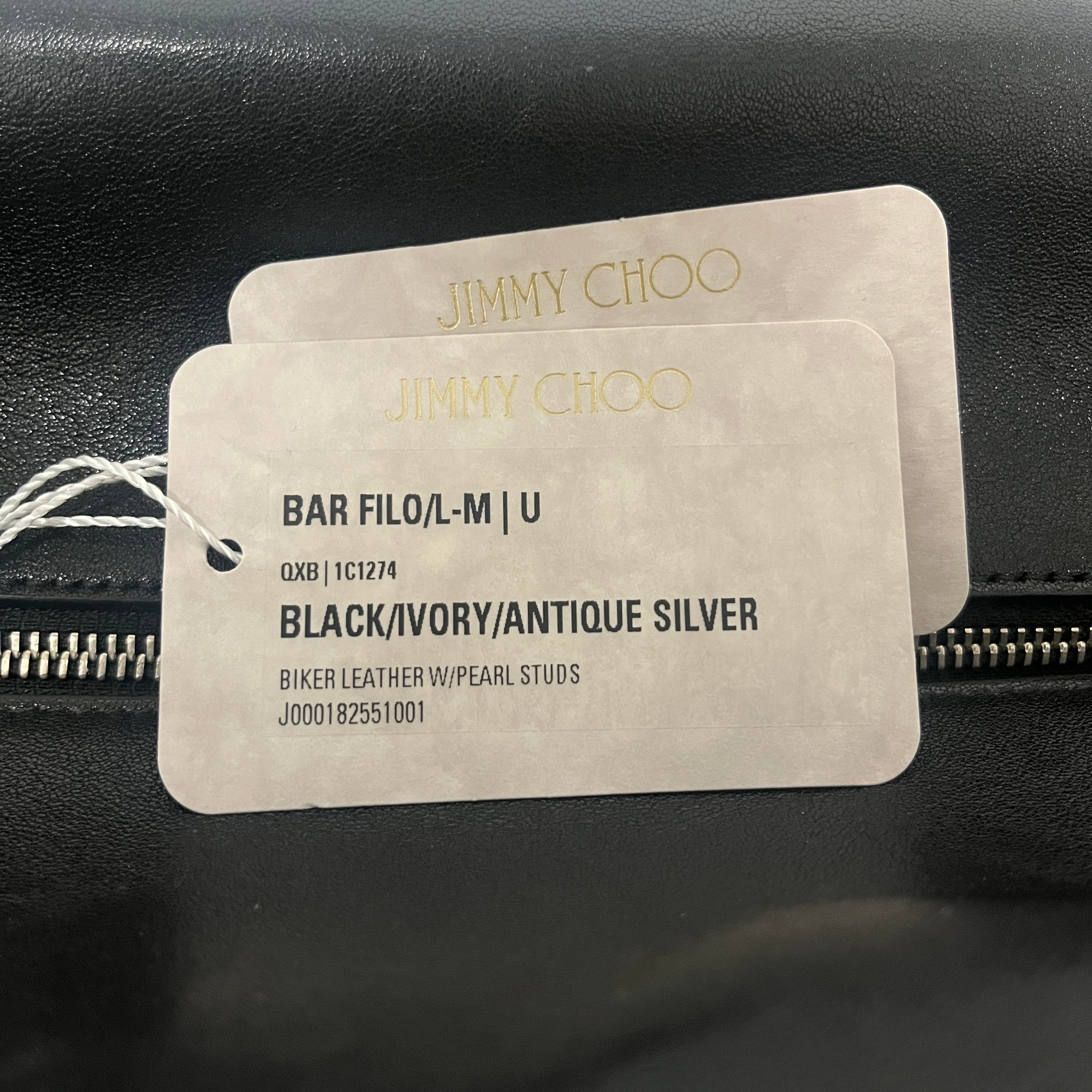 JIMMY CHOO/Bag/Leather/BLK/STUDDED DUFFEL view 4