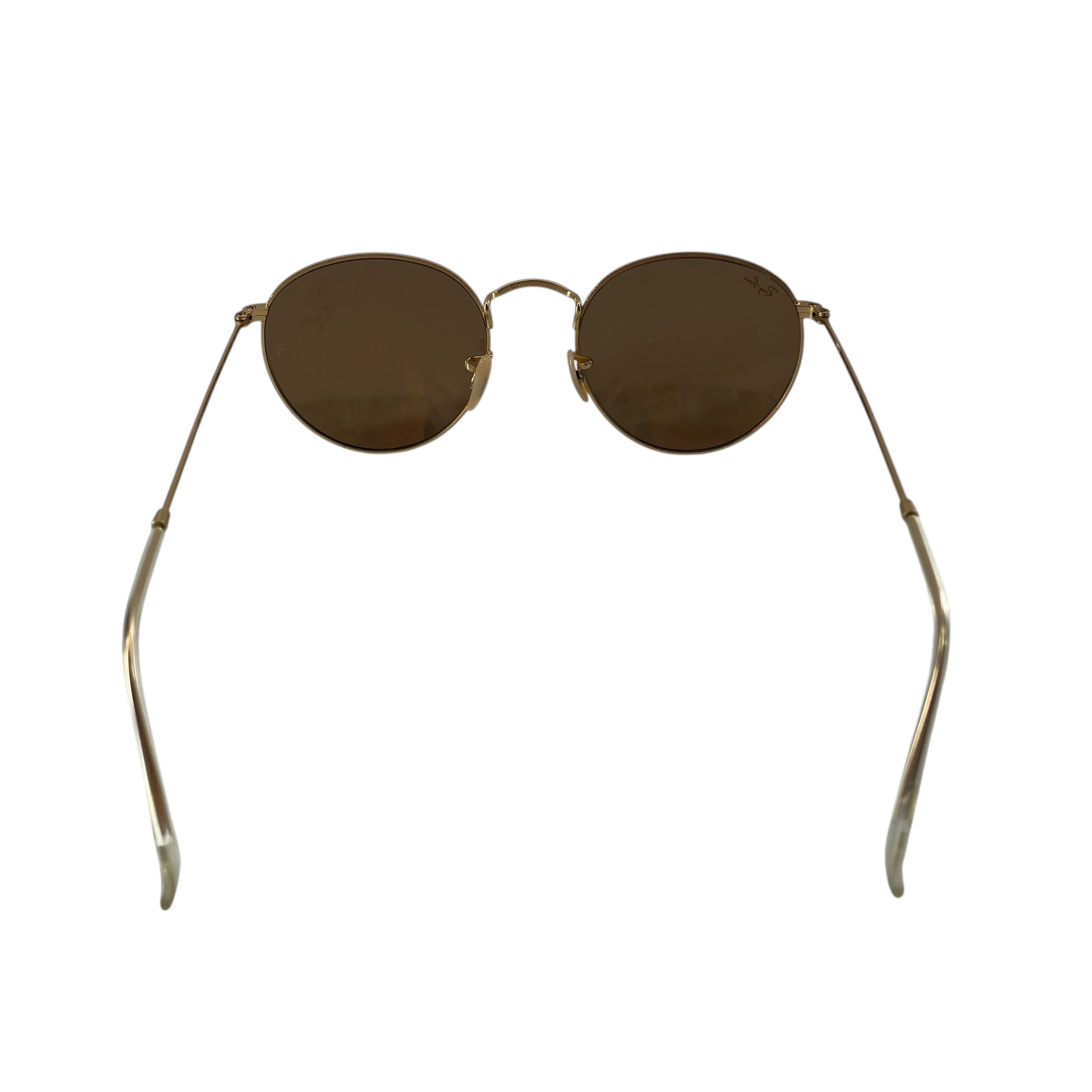 Ray-Ban/Sunglasses/OS/Celluloid/PNK/gold frame view 4