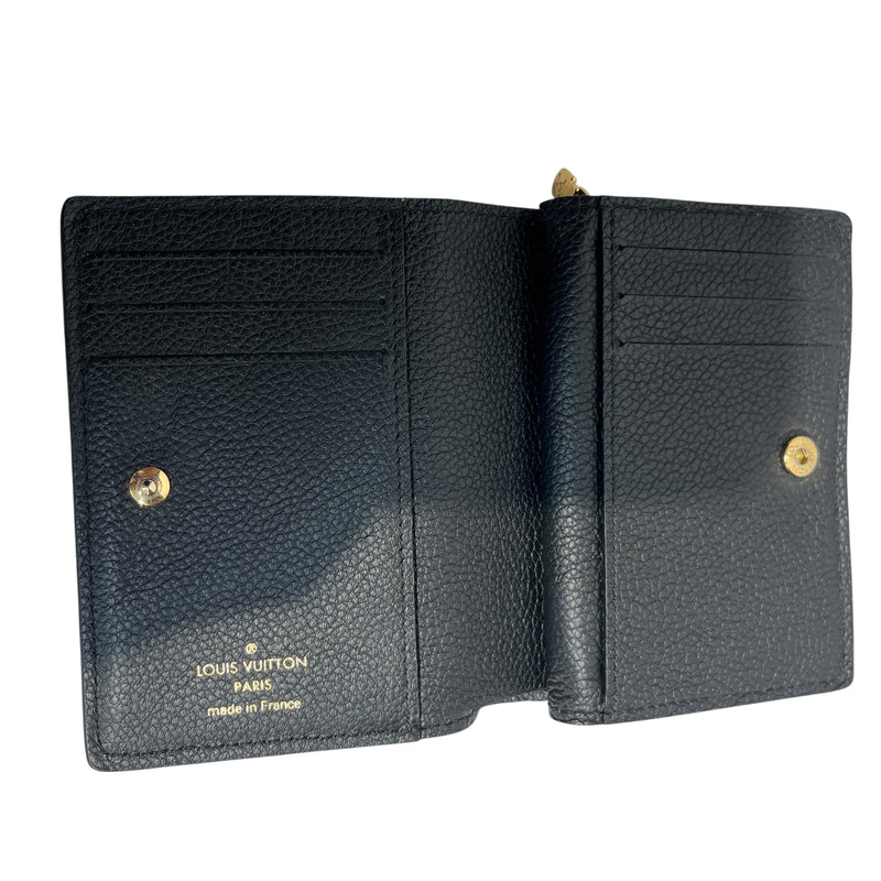 LOUIS VUITTON/Wallet/Monogram/Leather/BLK/clea Wallet