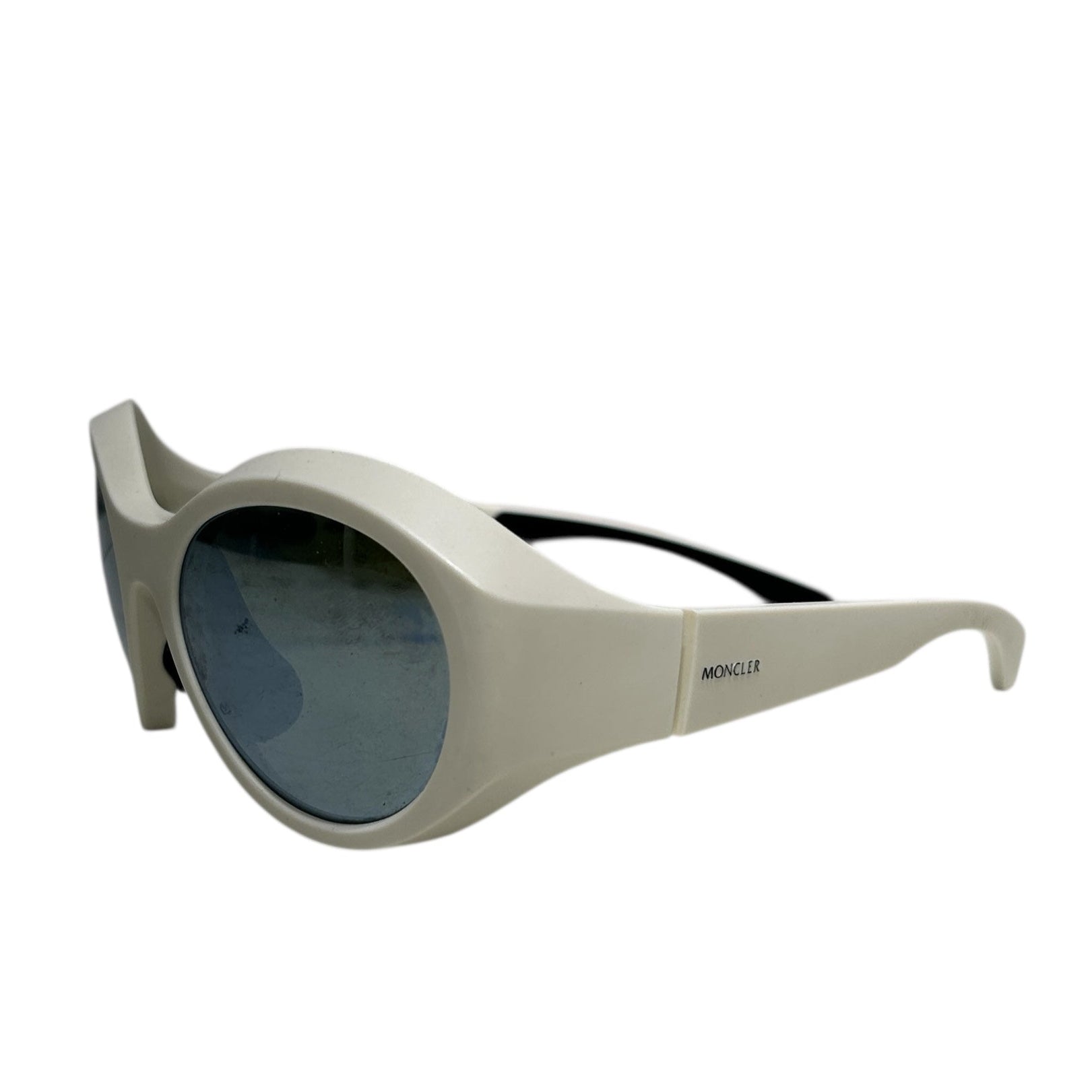 MONCLER/Sunglasses/Plastic/WHT/round frame sunglasses view 2