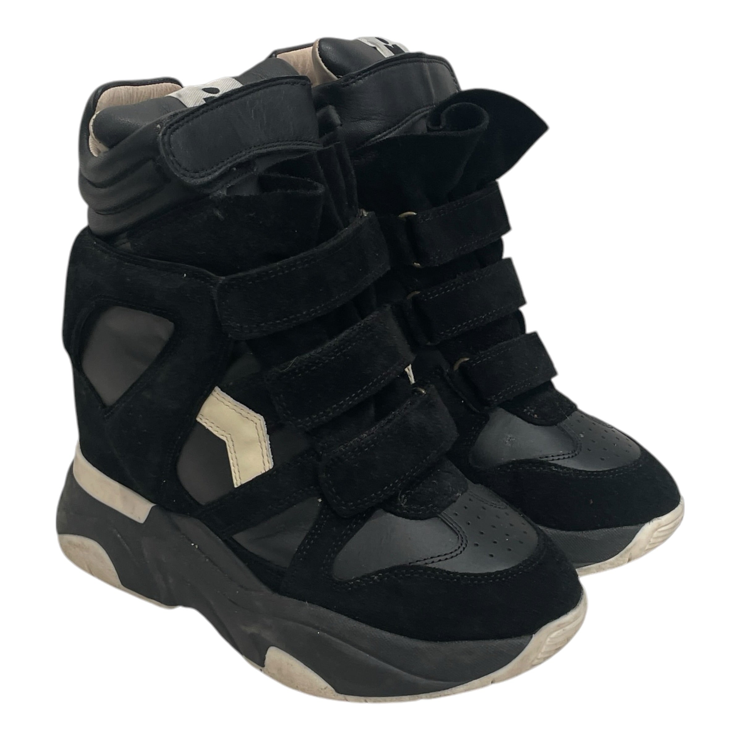 ISABEL MARANT/Hi-Sneakers/EU 37/Suede/BLK/IM CLASSIC SNEAKER WEDGE view 1