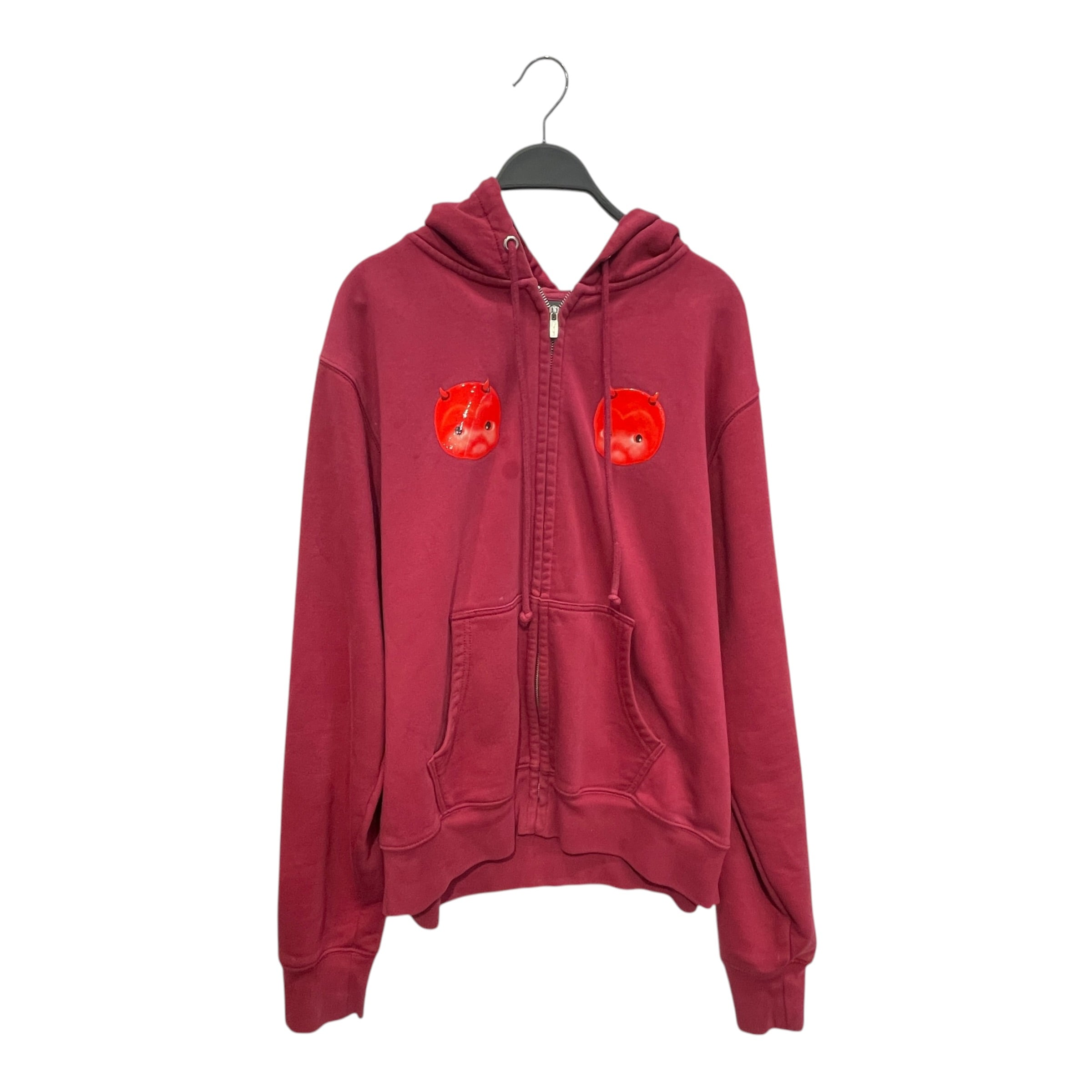 Heaven By Marc Jacobs/Zip Up Hoodie/XL/Cotton/RED/CHERRYS view 1