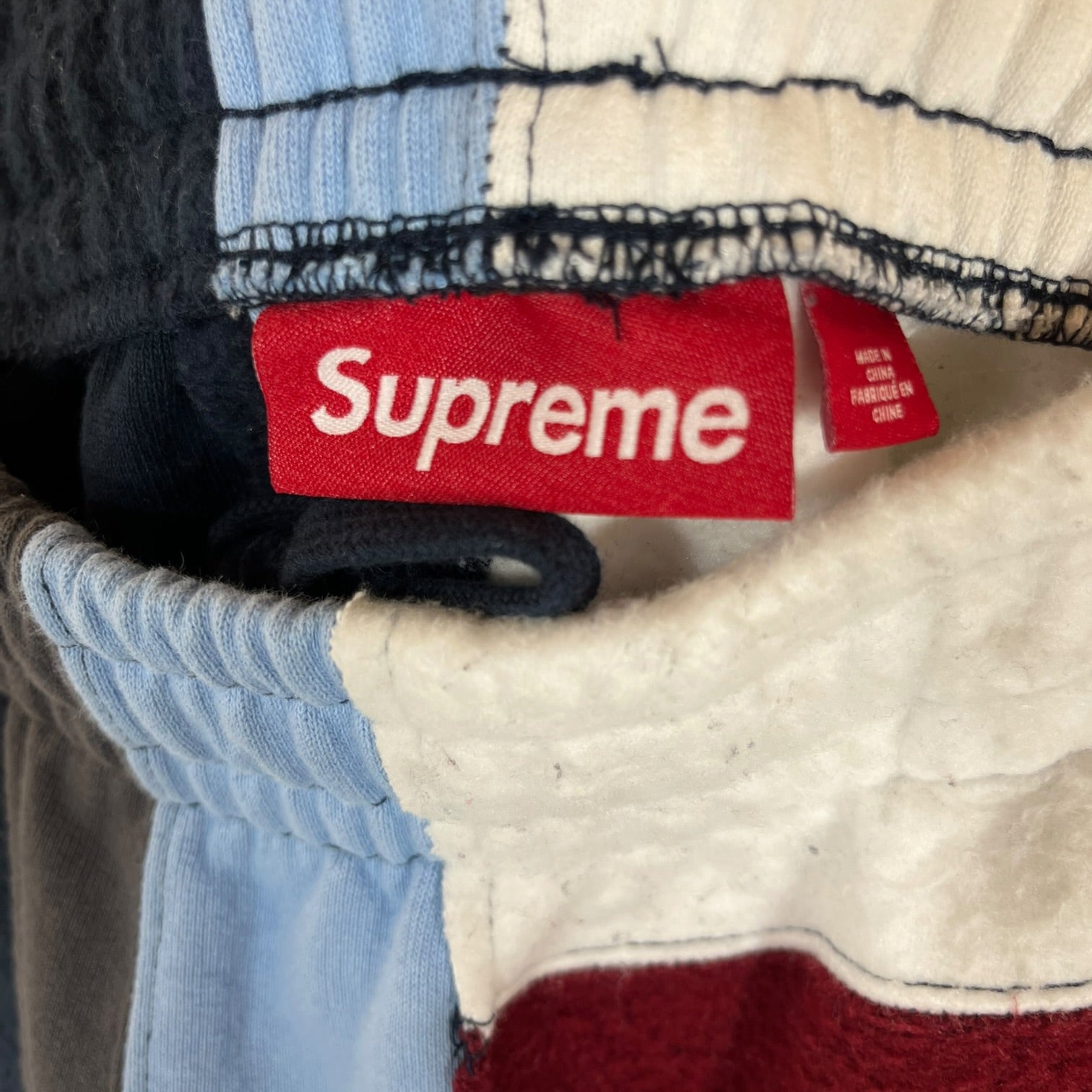 Supreme/Pants/L/Cotton/GRY/All Over Print/SS25 patchwork sweats view 3