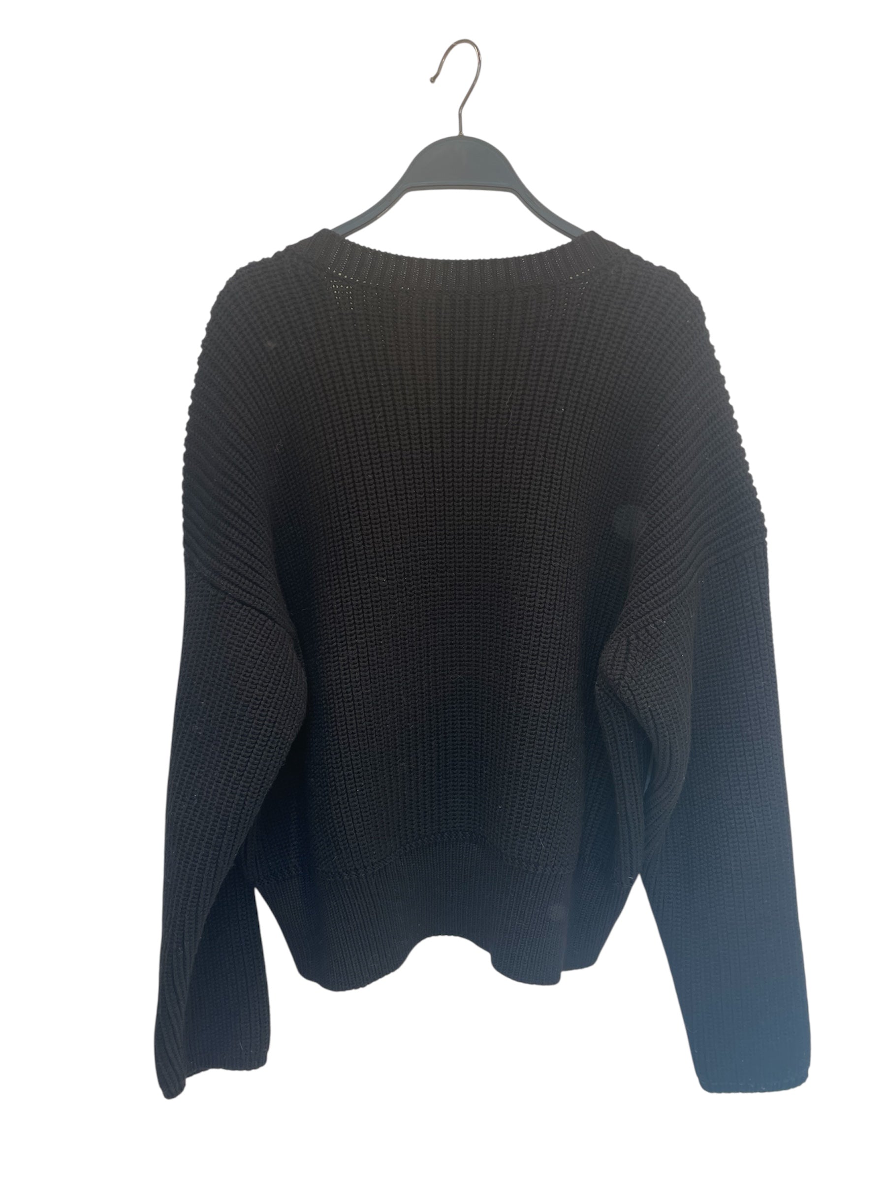 Chloe/Sweater/S/Wool/BLK/BRASS BUTTONS view 2