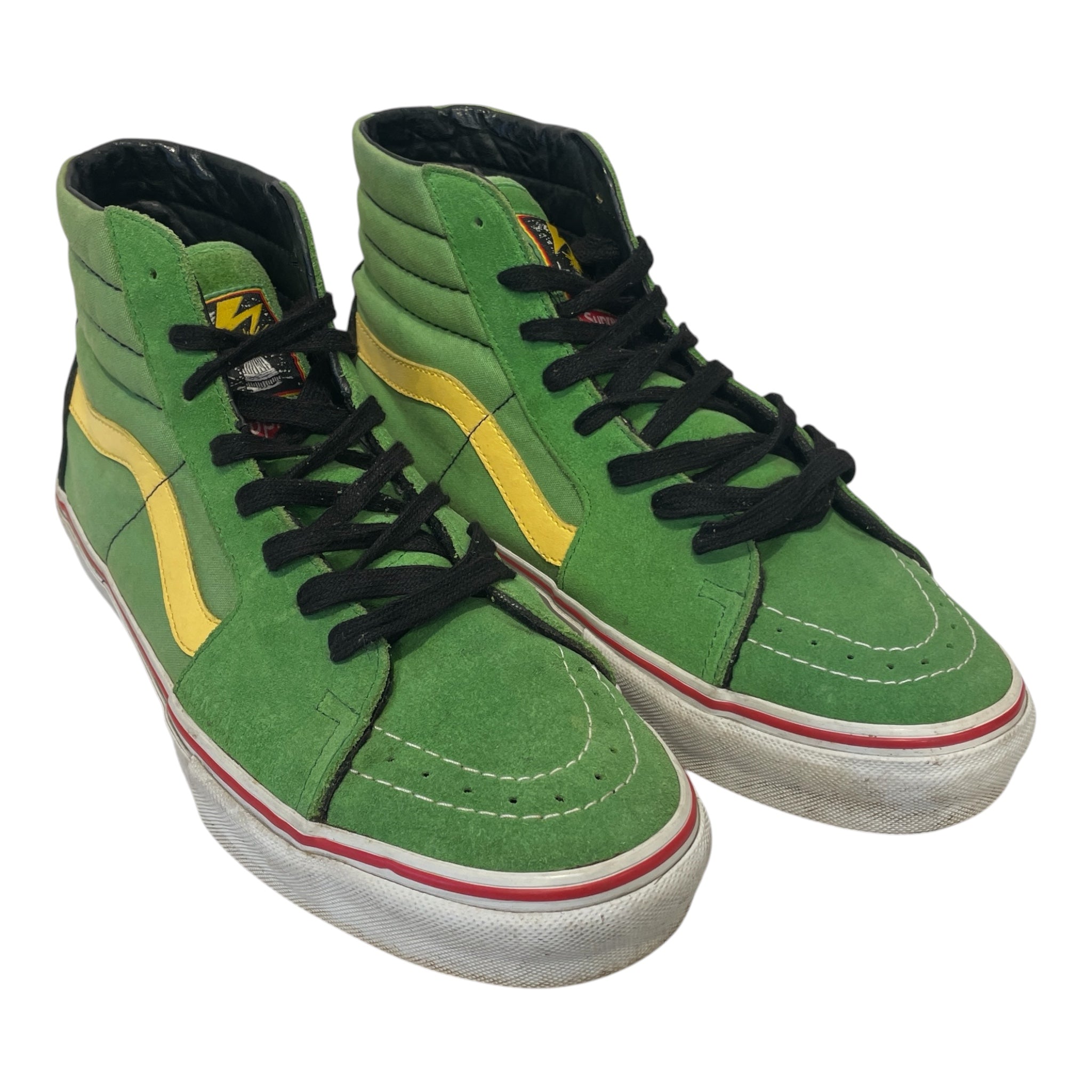 VANS/Supreme/Hi-Sneakers/US 10/Cotton/GRN/BAD BRAINS SK8 HI view 1