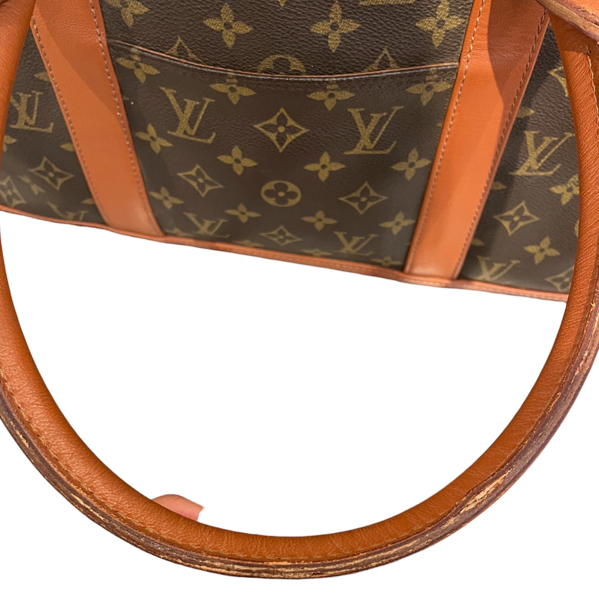 LOUIS VUITTON/Hand Bag/Monogram/Leather/BRW/SAC WEEKEND PM BAG view 4