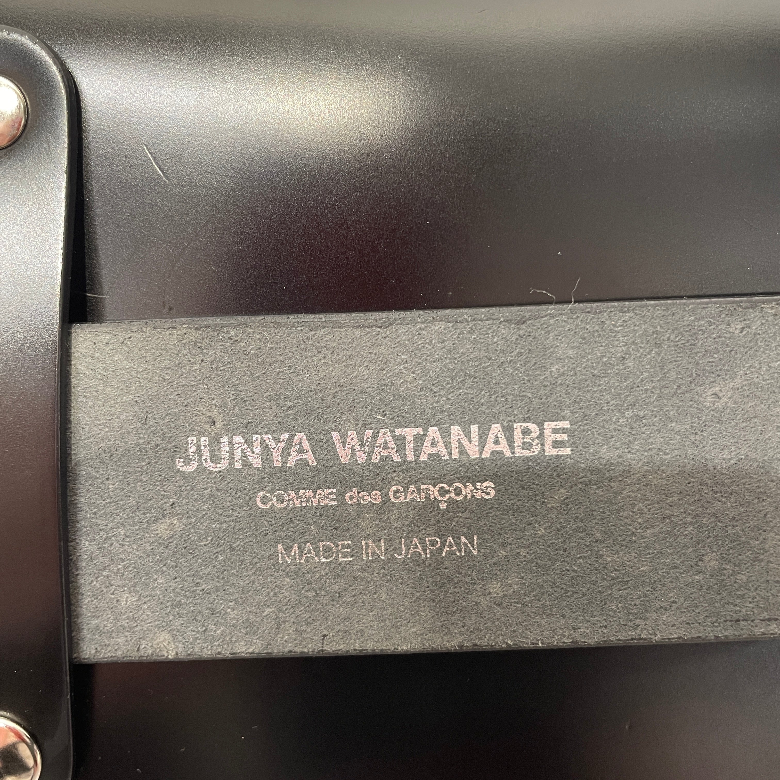 JUNYA WATANABE COMME des GARCONS/Fanny Pack/Leather/BLK/ view 3