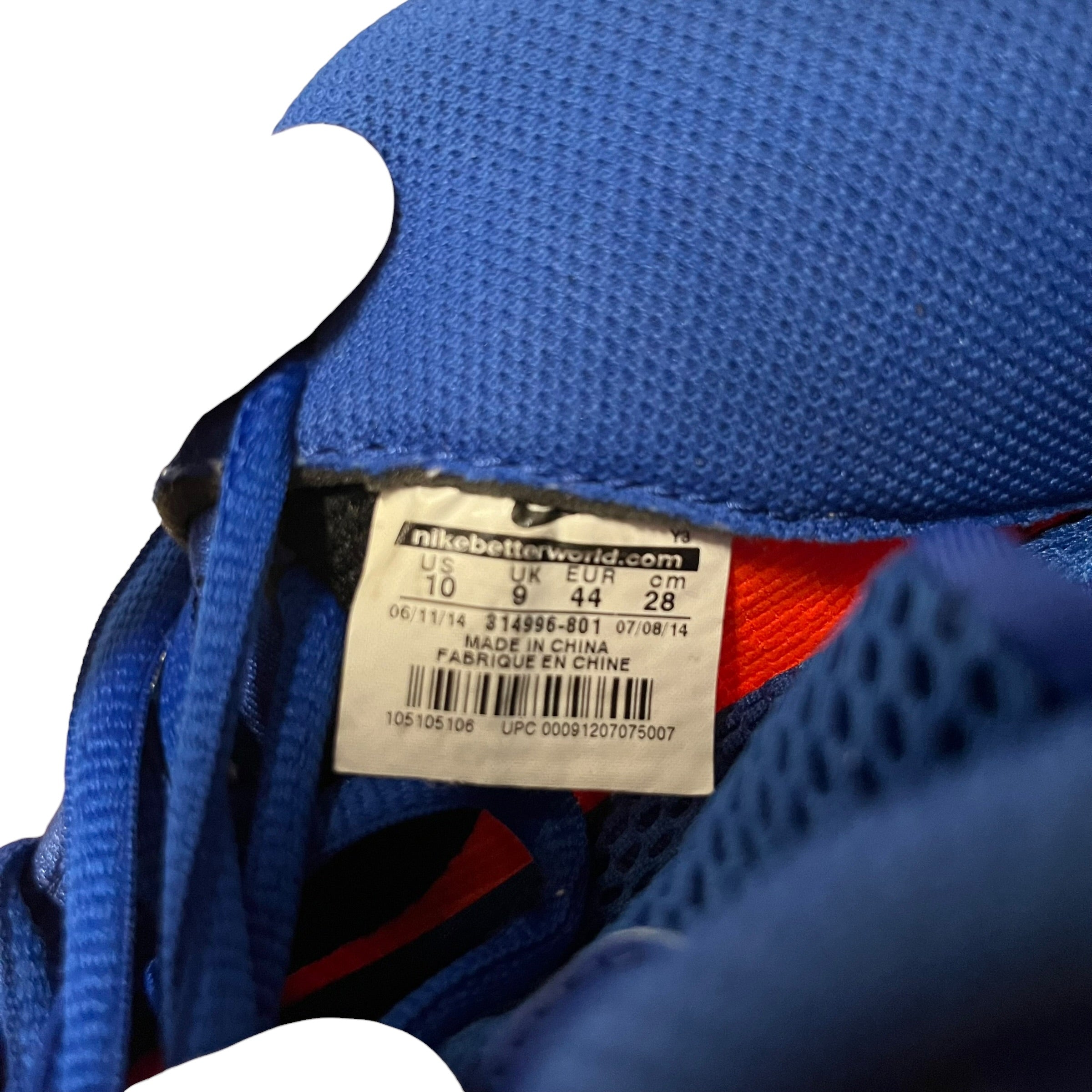 NIKE/Low-Sneakers/US 10/Leather/ORN/foams knicks view 7