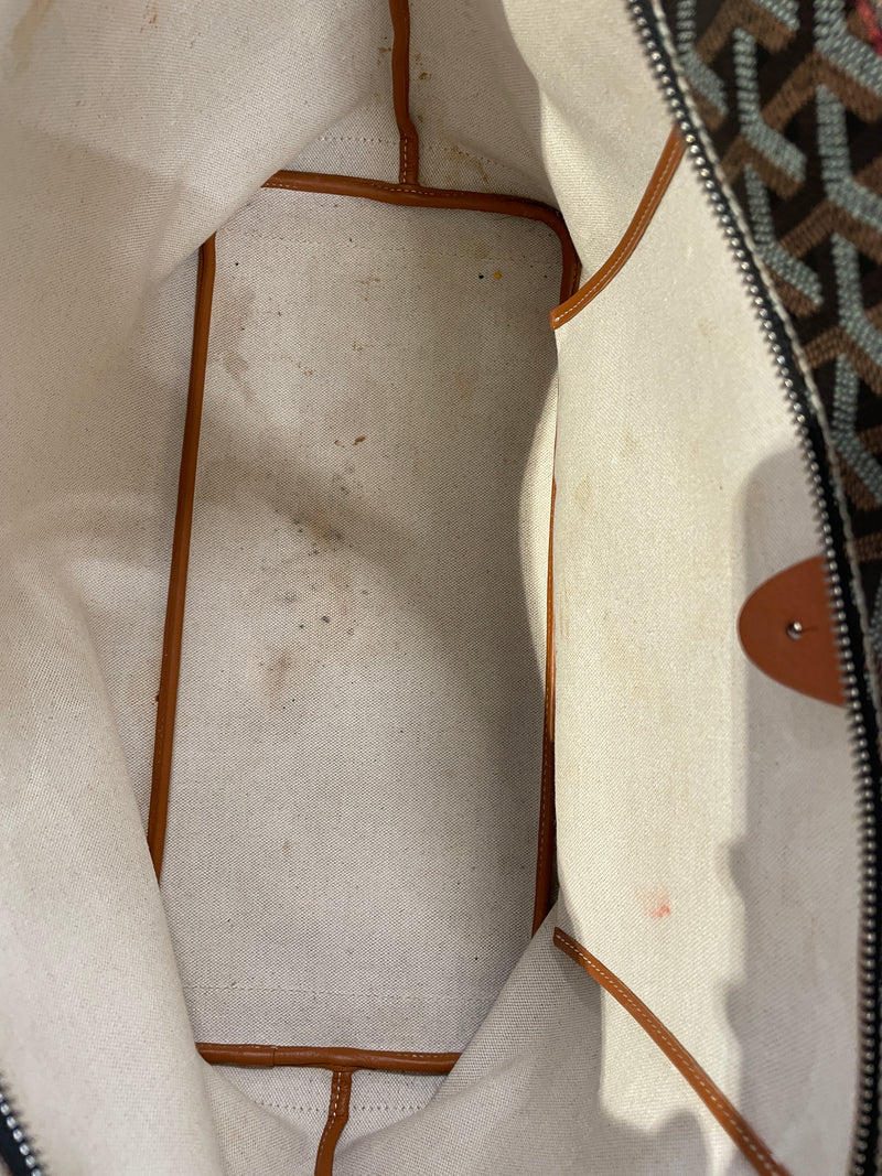 GOYARD/Tote Bag/Leather/BRW/ARTOIS