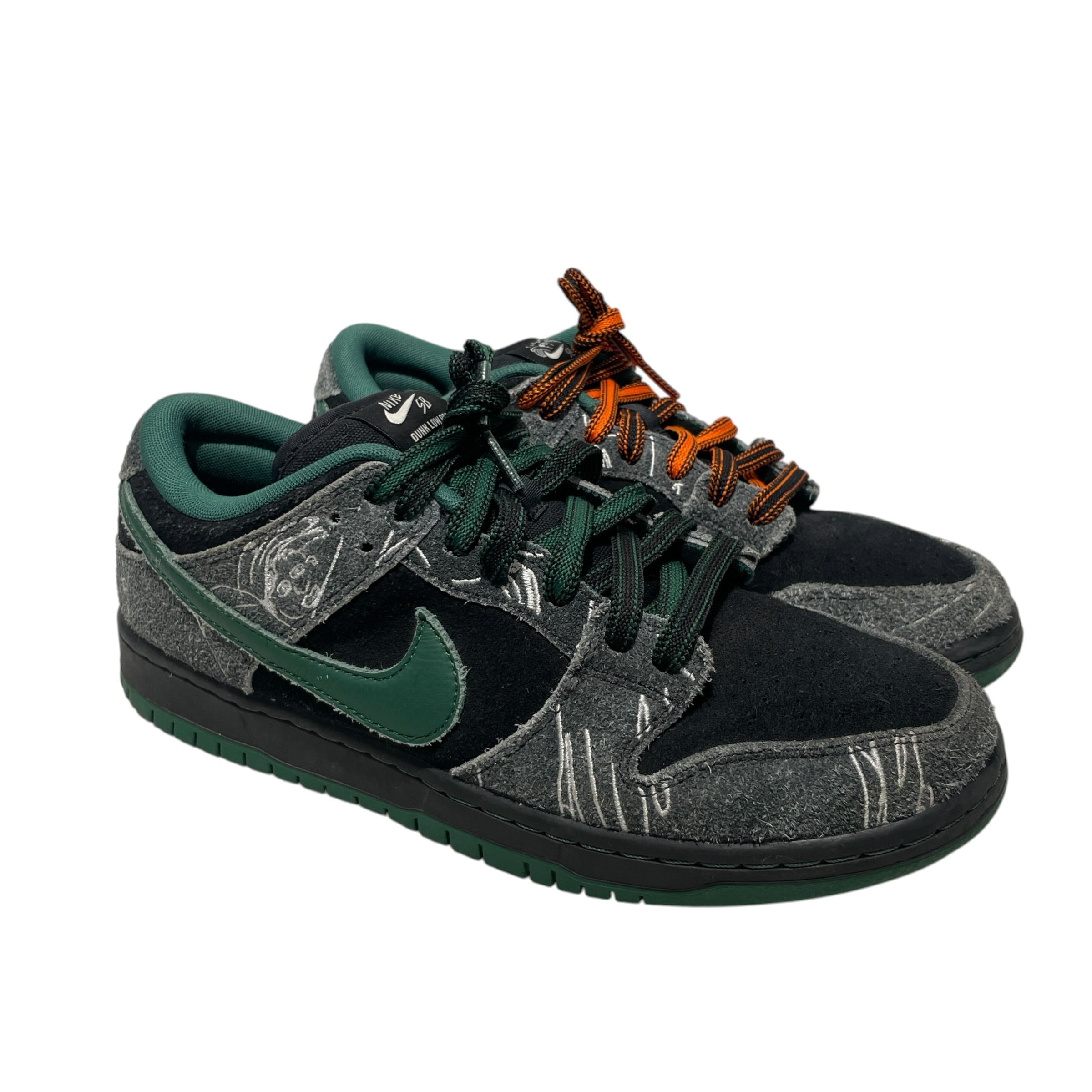 NIKE/Low-Sneakers/US 9.5/Suede/BLK/HF7743-001 view 1
