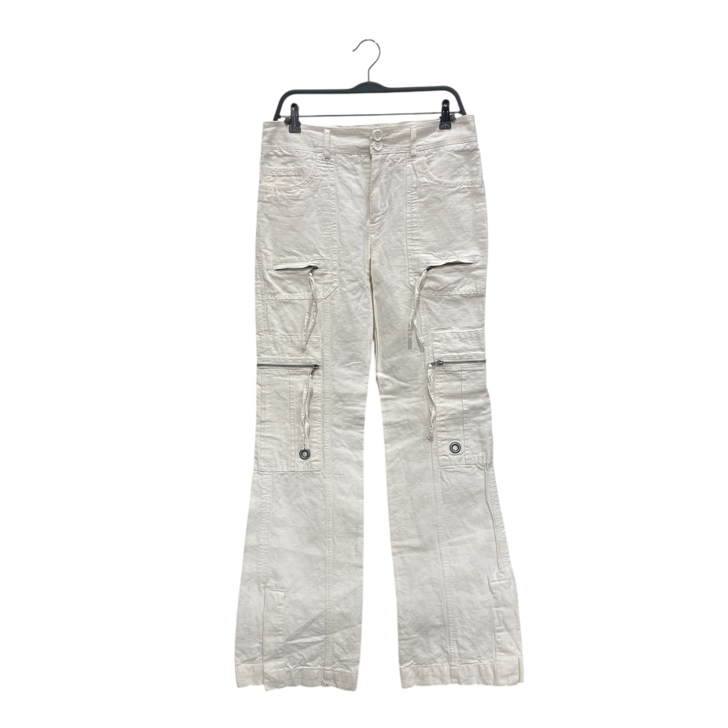 MARC JACOBS/Straight Pants/10/Cotton/WHT/ZIP POCKET CARGO PANT view 1