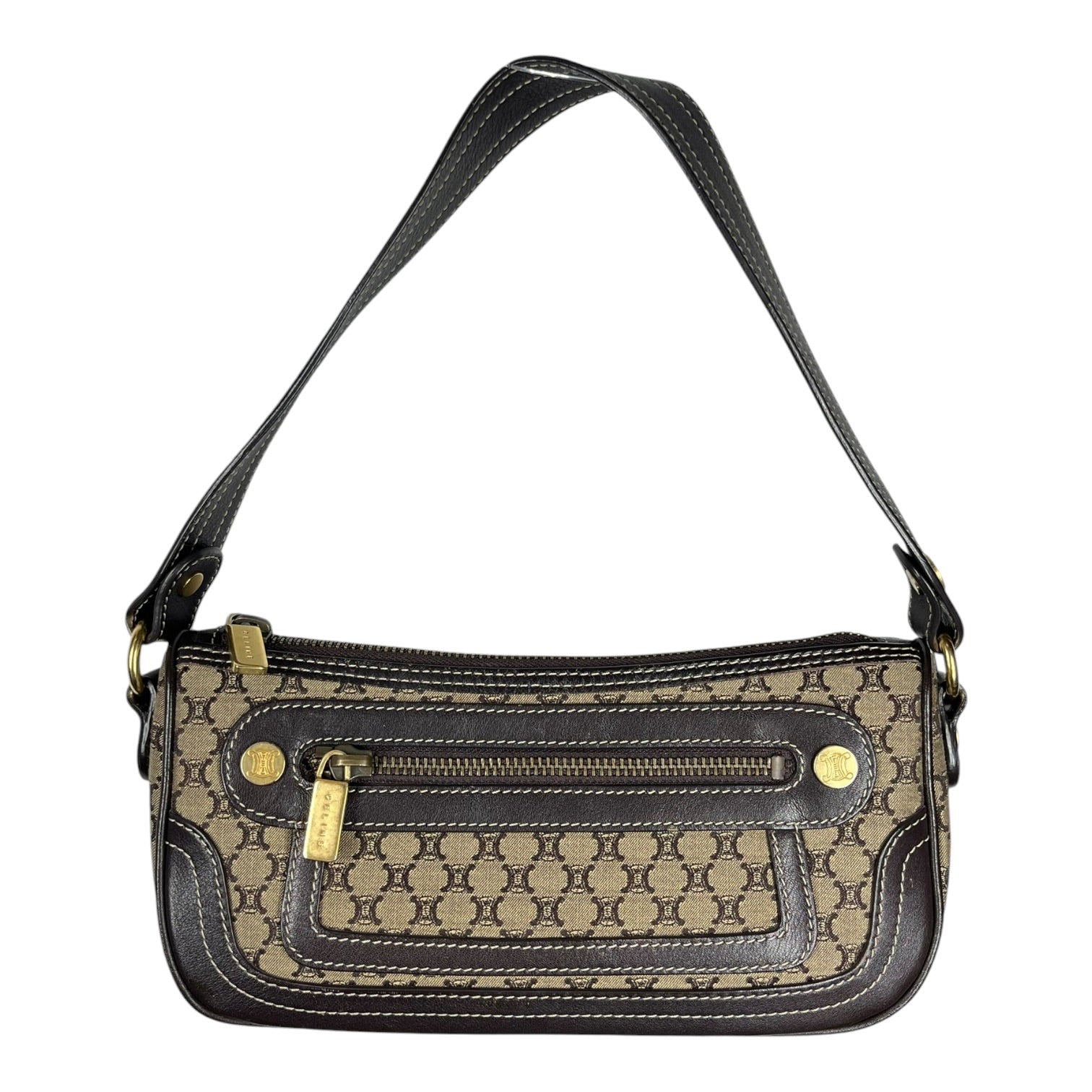 CELINE/Bag/Monogram/BRW/Canvas Shoulder Bag view 1