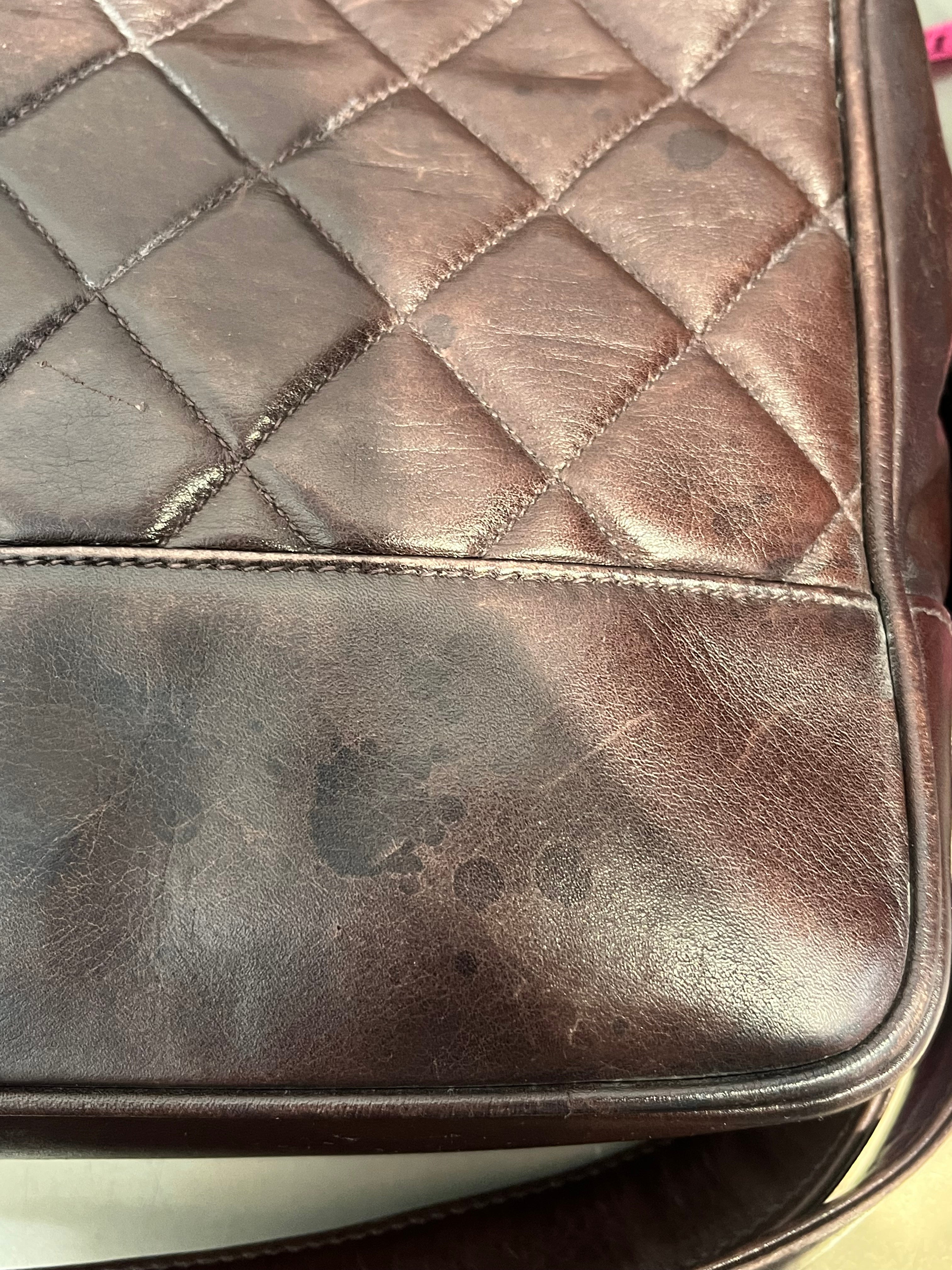 CHANEL/Hand Bag/Leather/BRW/GLD HRDWR-CALFSKIN view 6