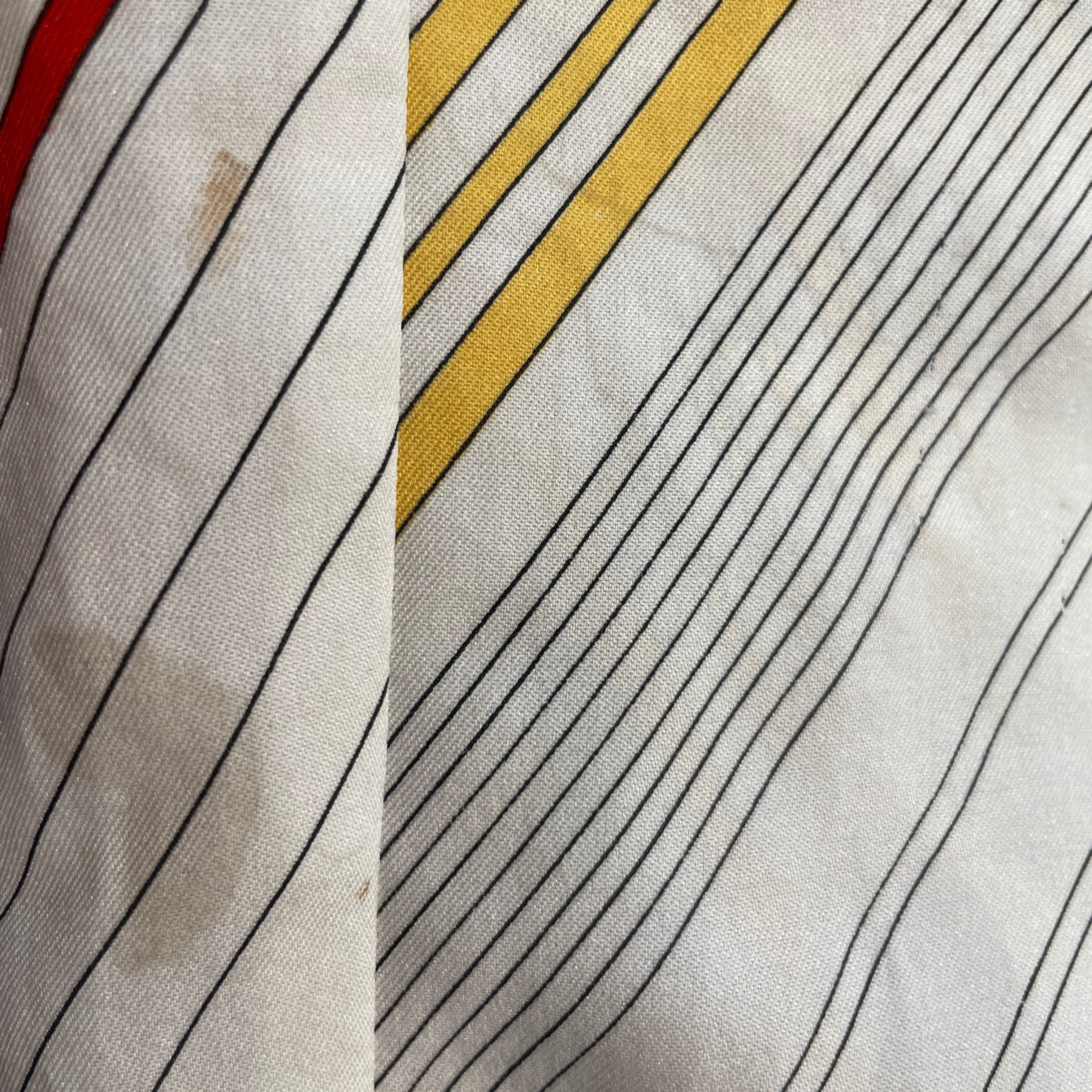 COMME des GARCONS/Coat/S/All Over Print/Wool/GRY/2011 GH-J053 SILK SCARF SLEEVE view 8