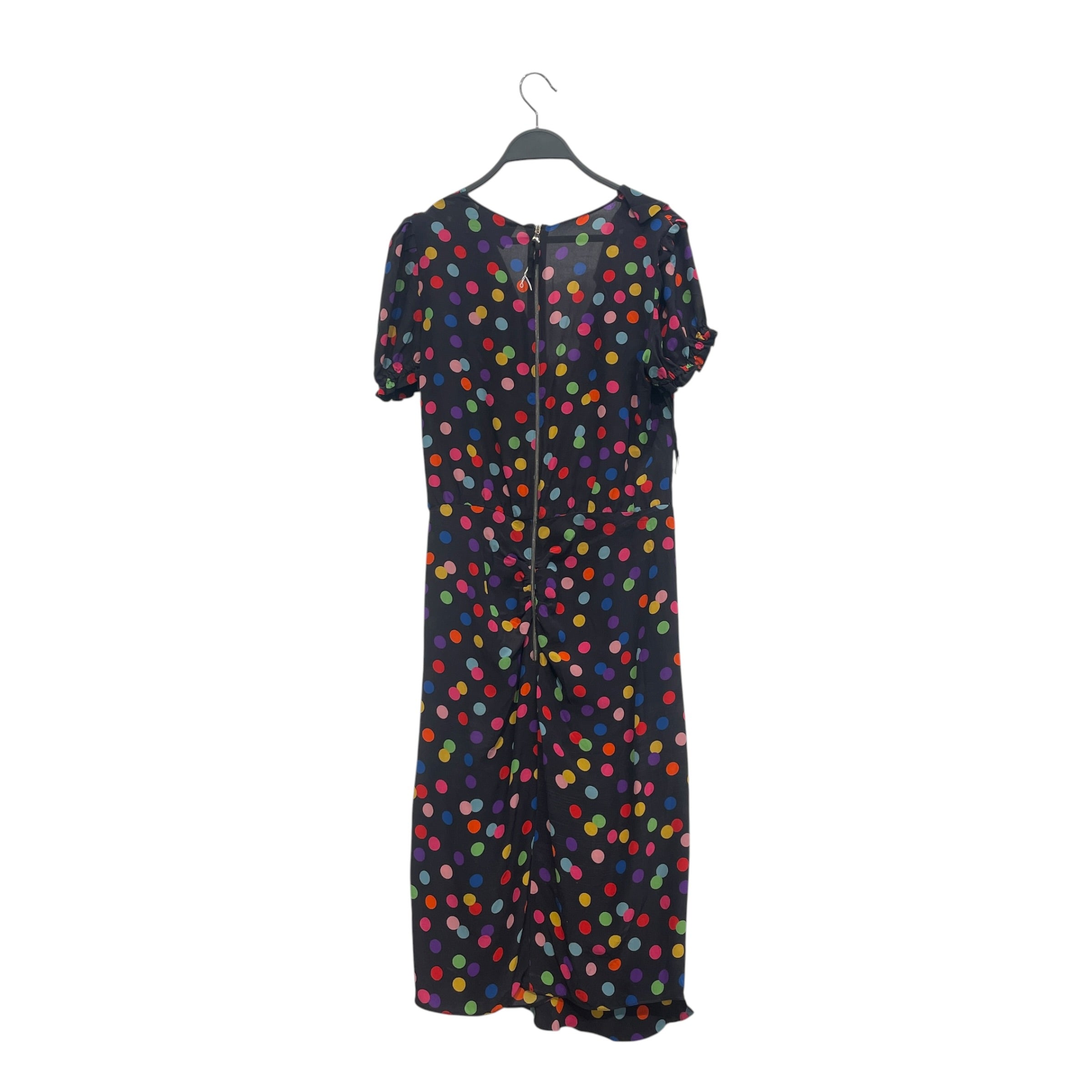 DOLCE&GABBANA/Dress/46/Polka dot/Silk/BLK/RAINBOW DOT/VTG 90'S view 2
