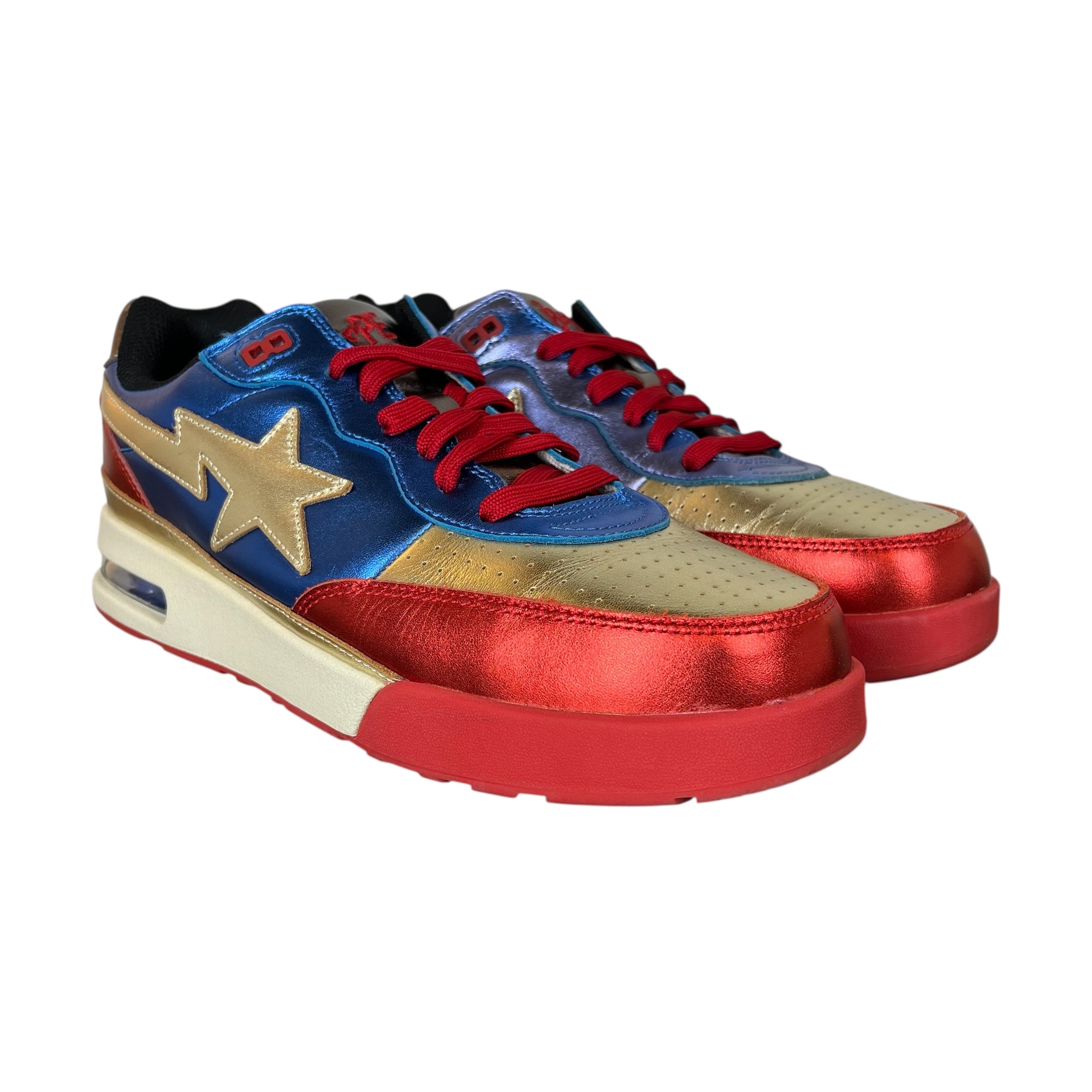 BAPE STA!/Low-Sneakers/US 9.5/BLU/Roadsta view 1