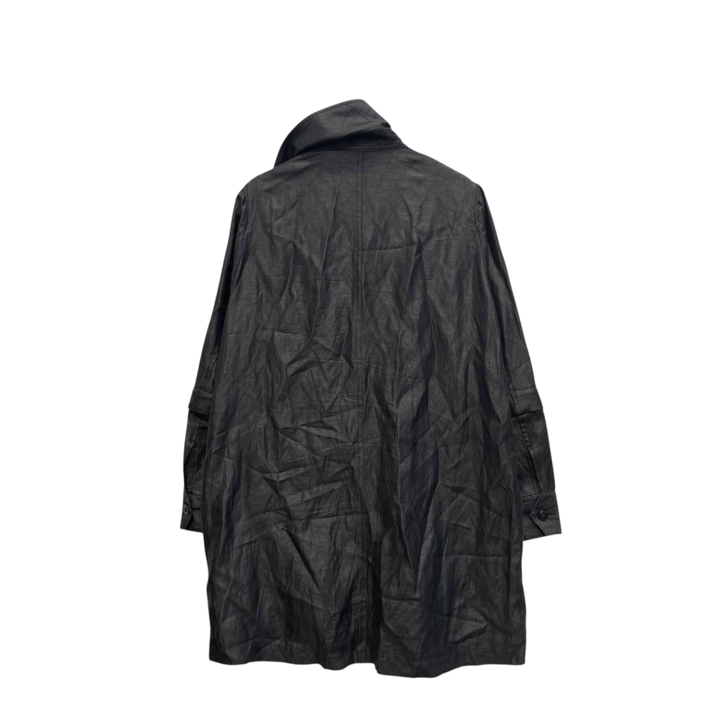 Y's/Jacket/2/Linen/BLK/DOUBLE ZIPPERS view 4
