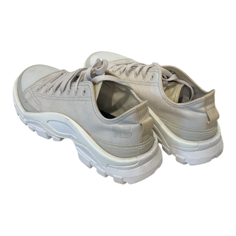 adidas/RAF SIMONS/Low-Sneakers/US 10/Cotton/CRM/DETRIOT RUNNER