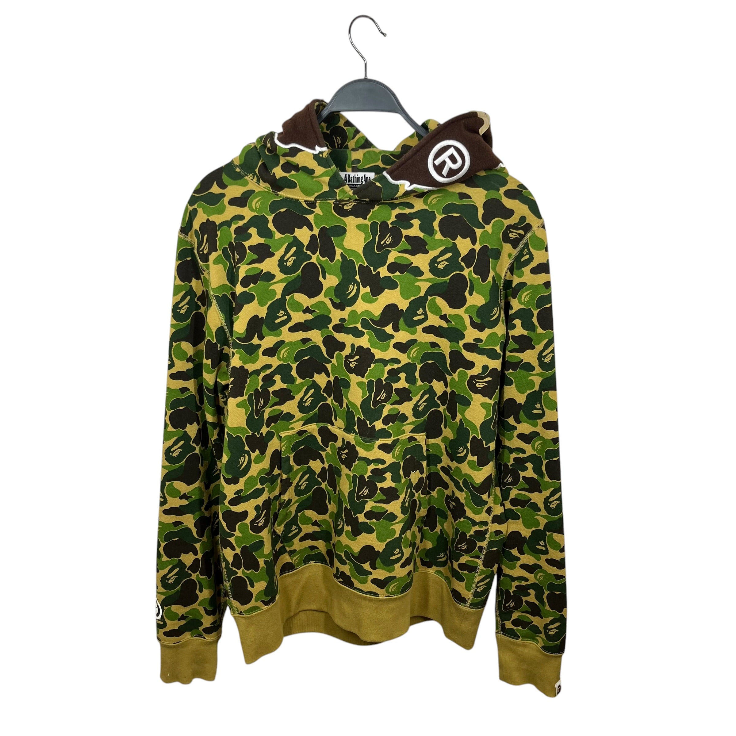 A BATHING APE/Hoodie/L/Camouflage/Cotton/GRN/ABC 2nd Camo Hoodie view 1